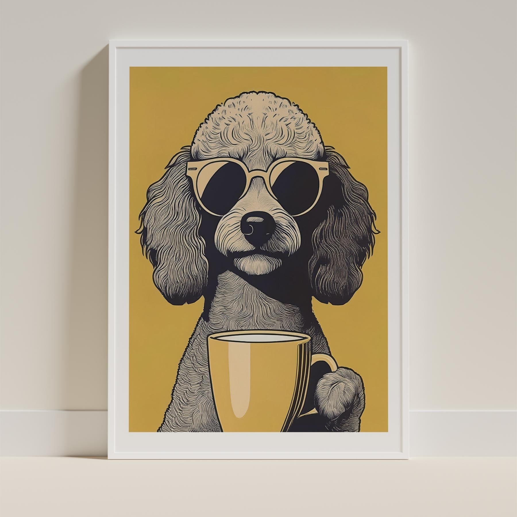 Poodle Chillin Coffee Dog image 9