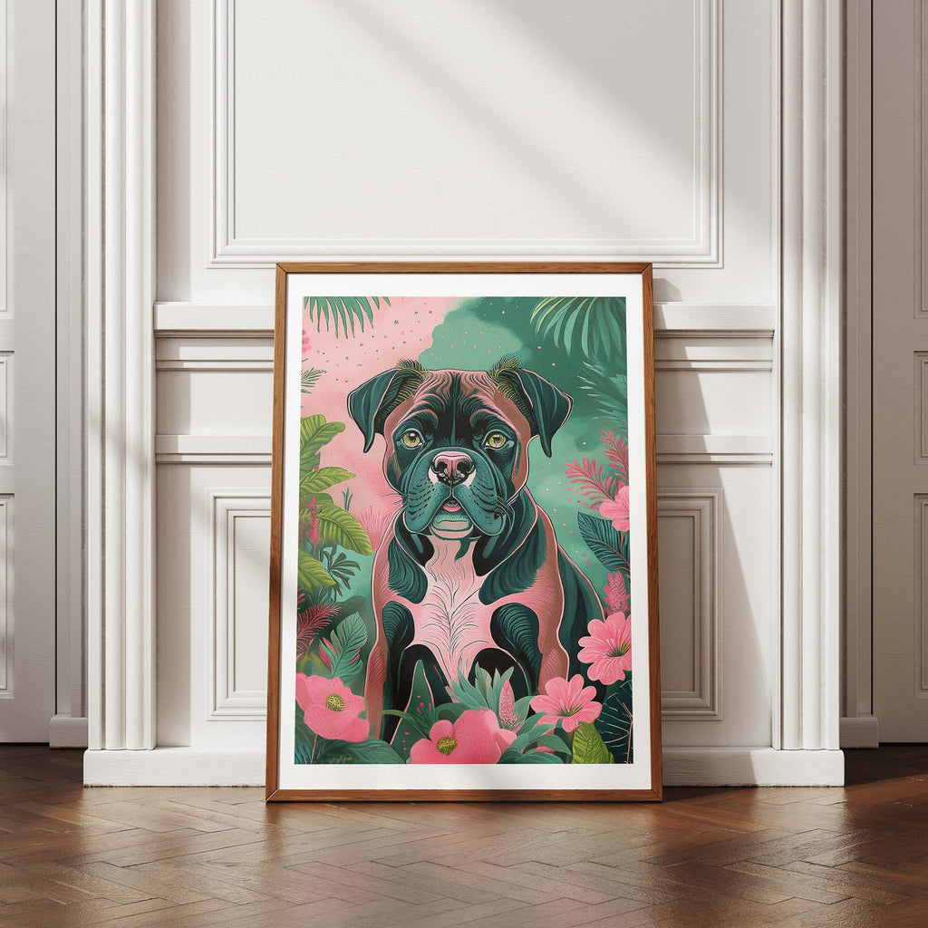 Boxer Flowery Dog image 4