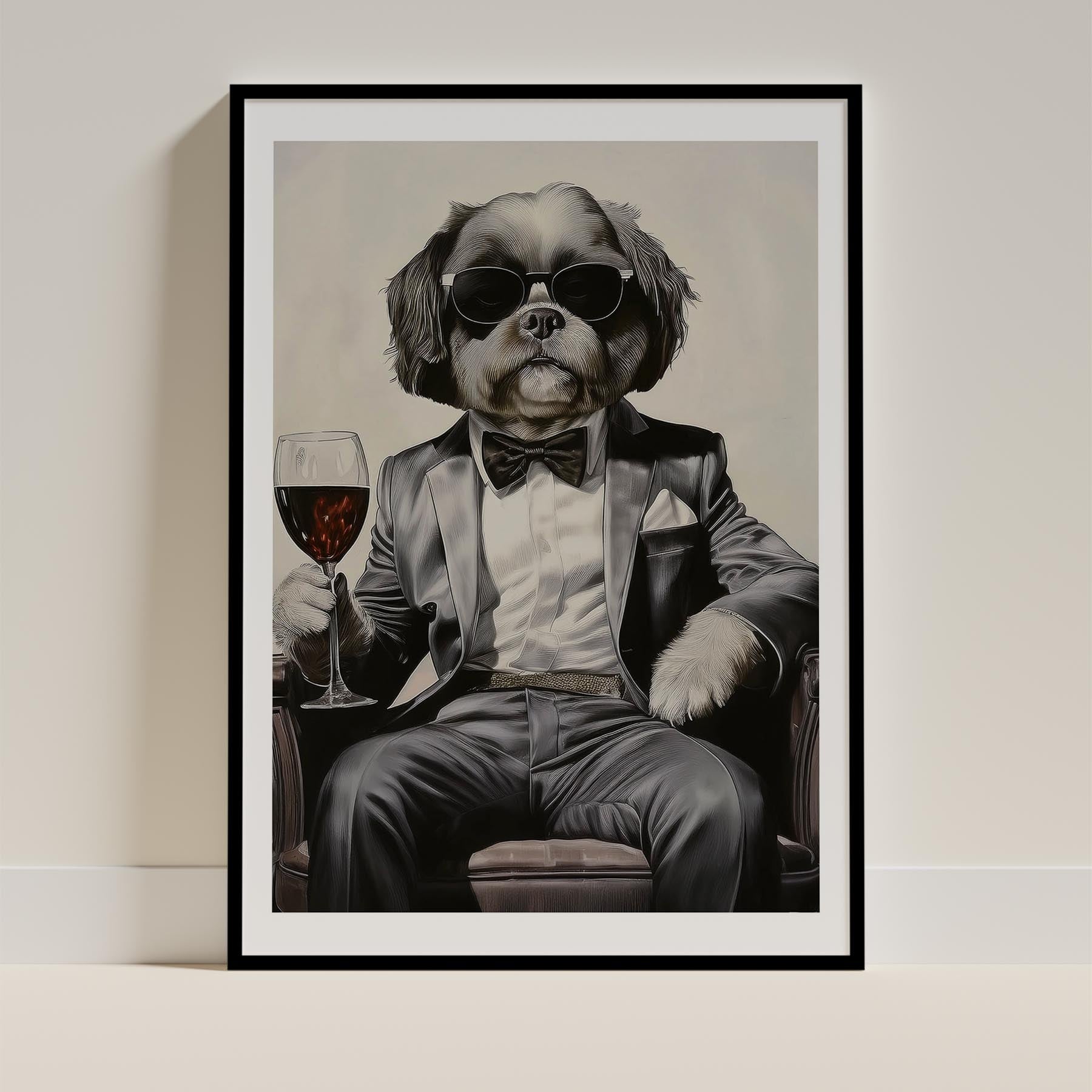Shih Tzu Dog Art Print Unframed Vol 1 | 11 Unique Designs | Wall Art Gift for Dog Lovers - Image 6 | Dogsy & Co