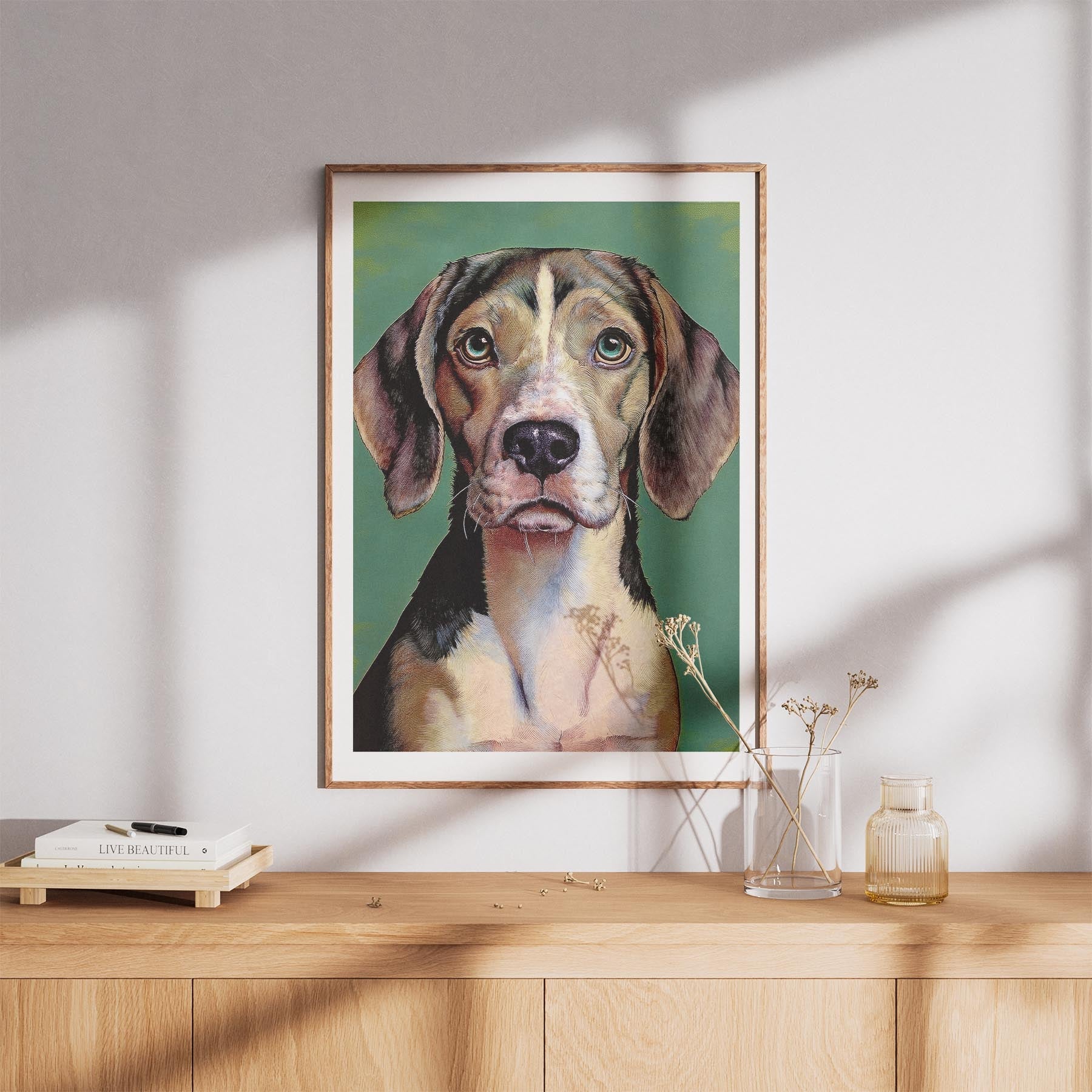 Beagle Green Painted Series image 8