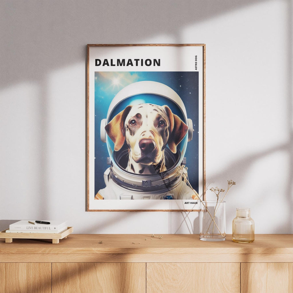 Dalmatian Astronaut Dog Series with Text Astro Dog image 8