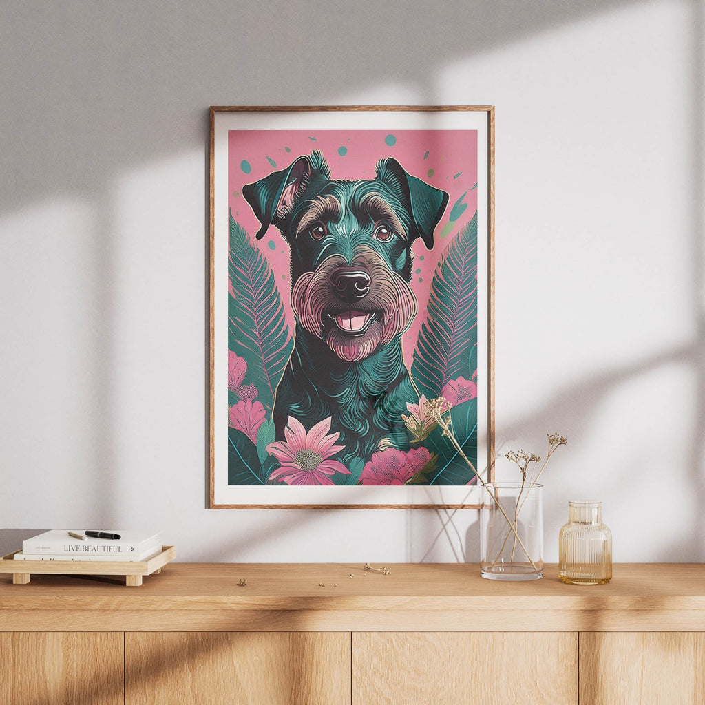 Irish Terrier Flowery Dog image 8