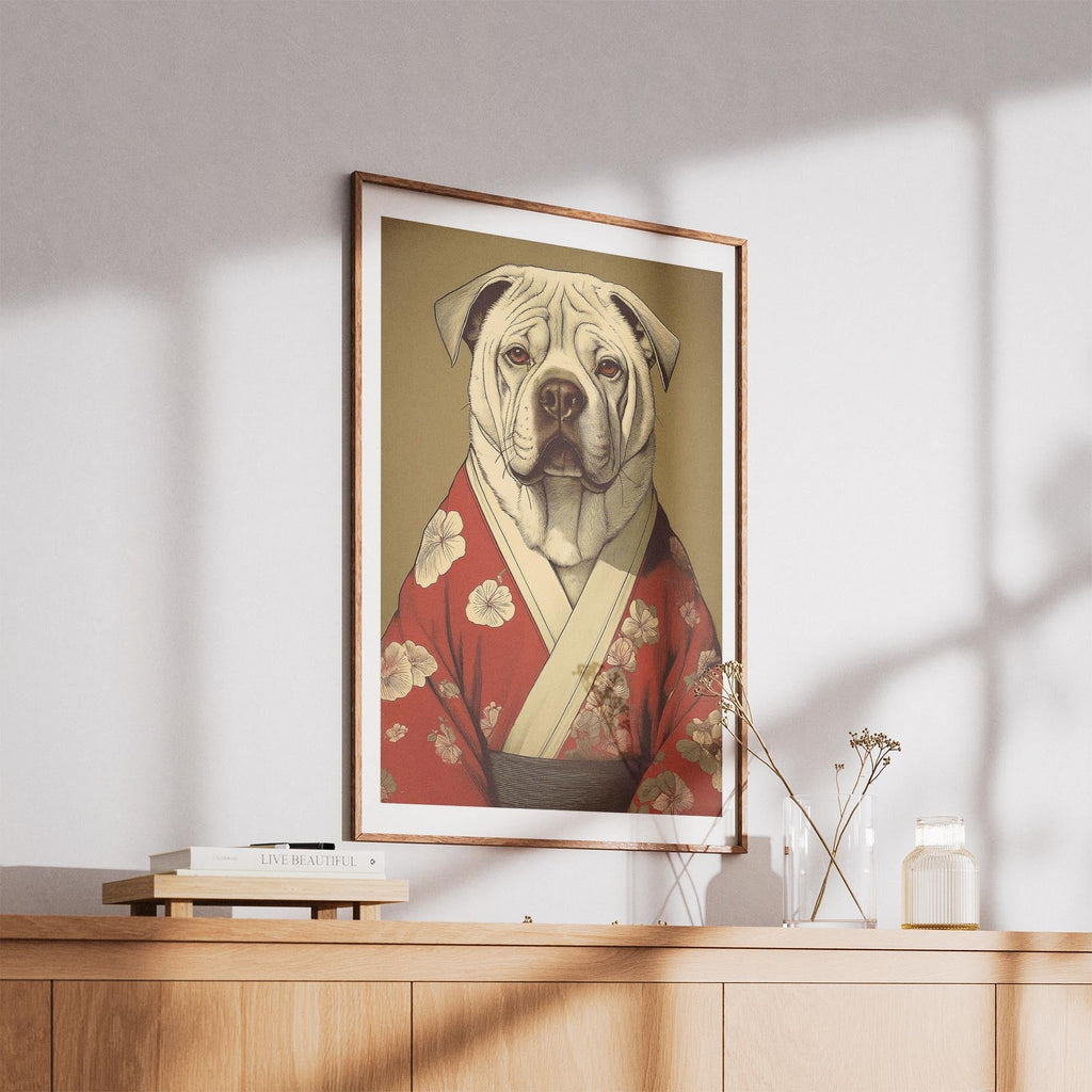 Shar Pei Japanse Kimono Dog Series image 5