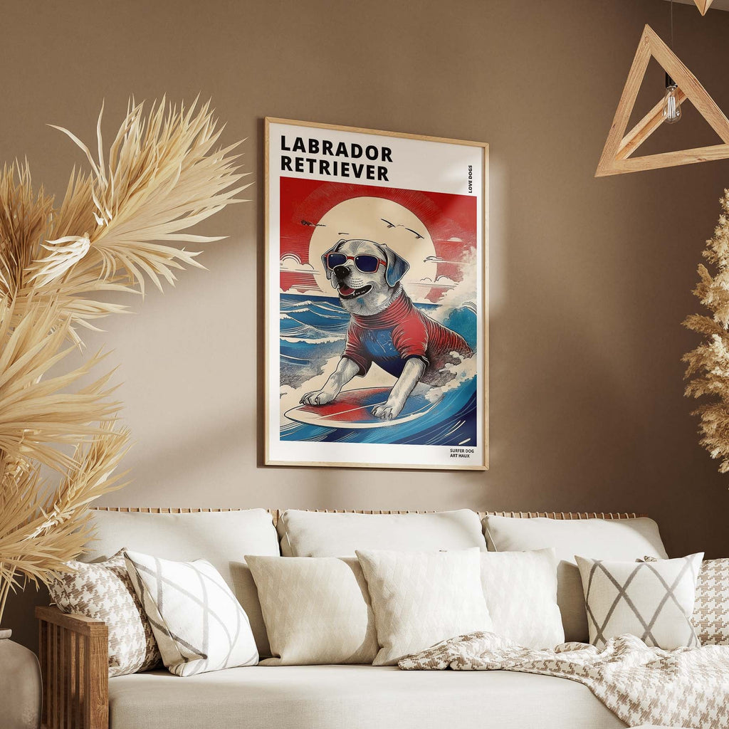 Labrador Retreiver Hokosai Surfer Dogs 1 image 5