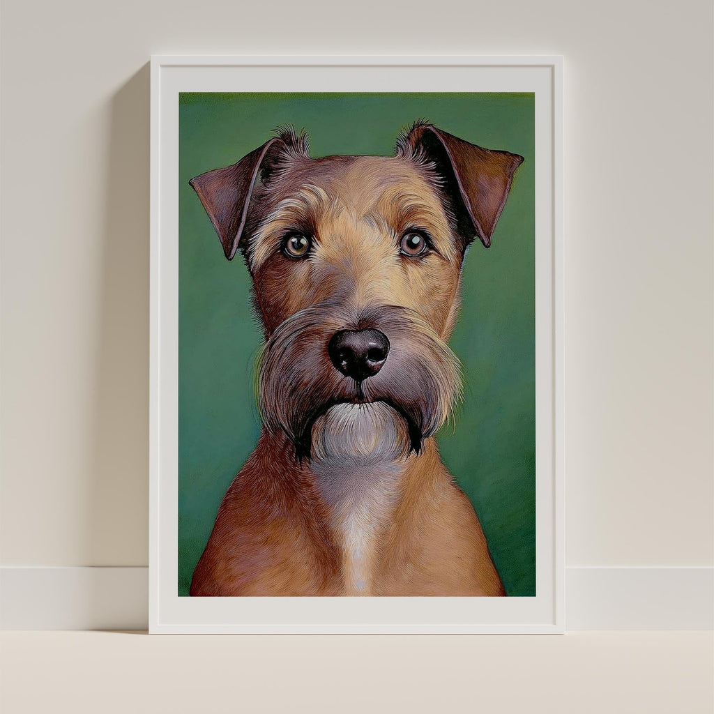 Irish Terrier Green Painted Series image 9