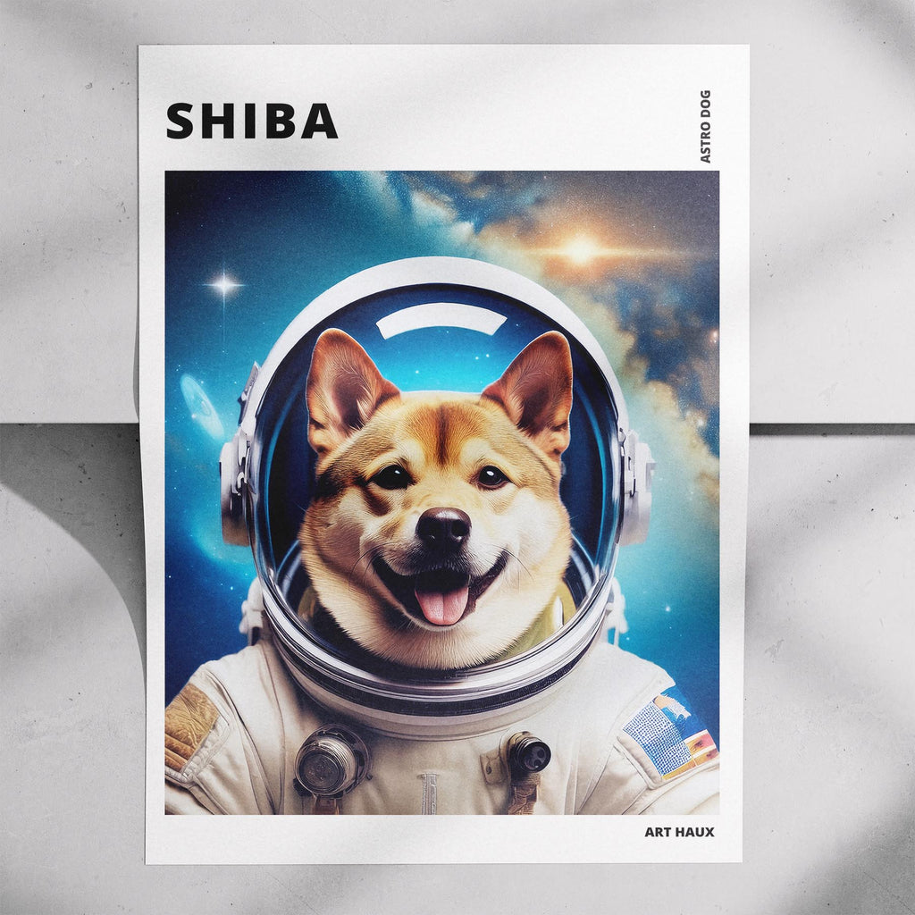 Shiba Astronaut Dog Series with Text Astro Dog image 7