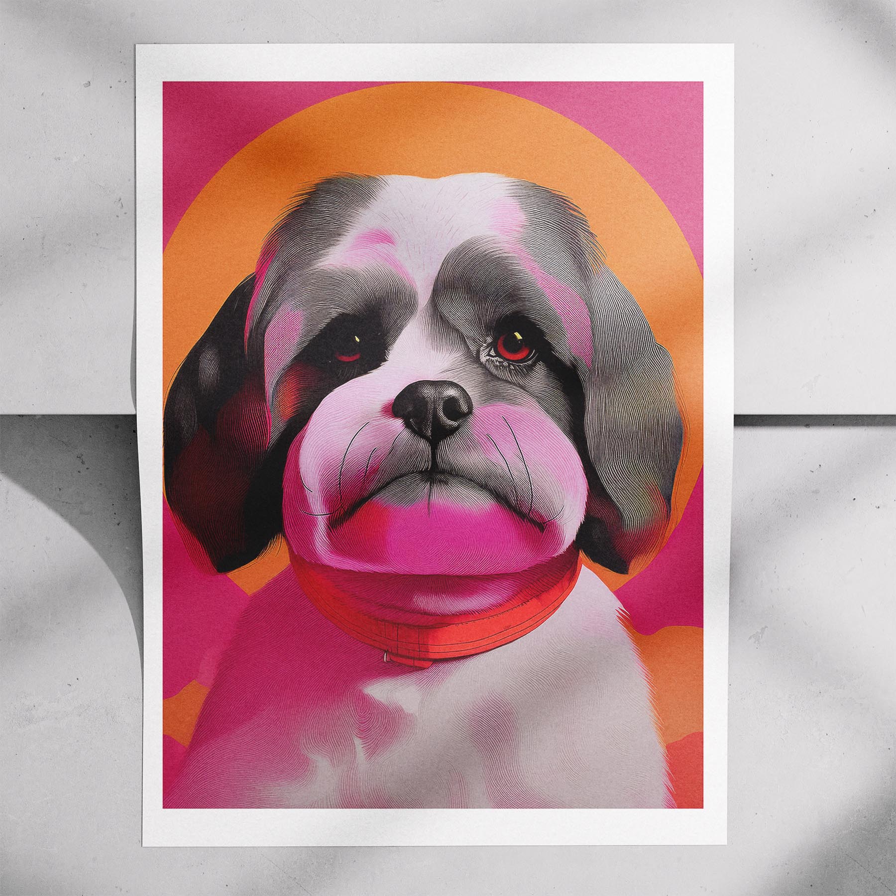 Shih Tzu Modern Pop Dog Series image 7