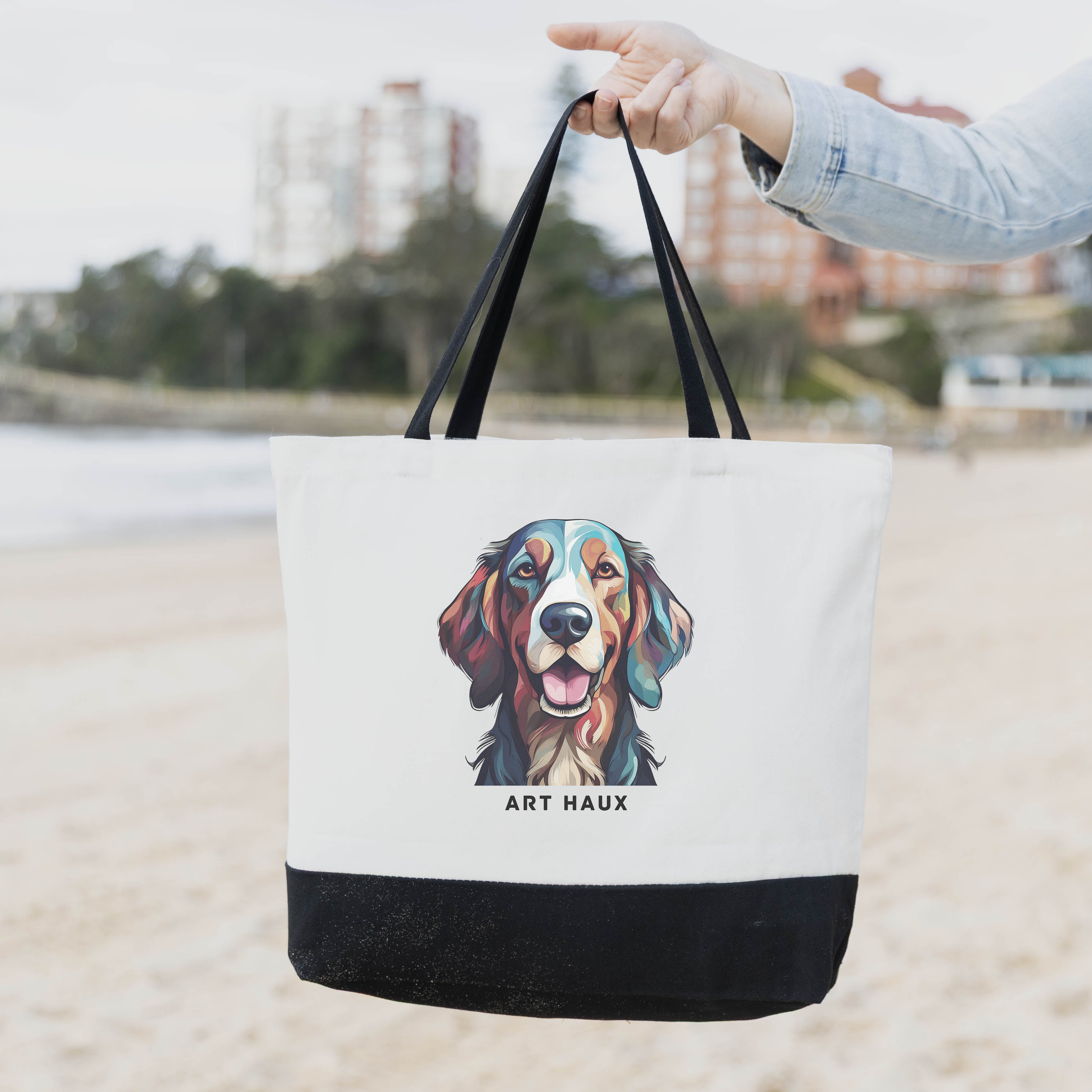Gordon Setter Chic Graphic Art Bag image 1