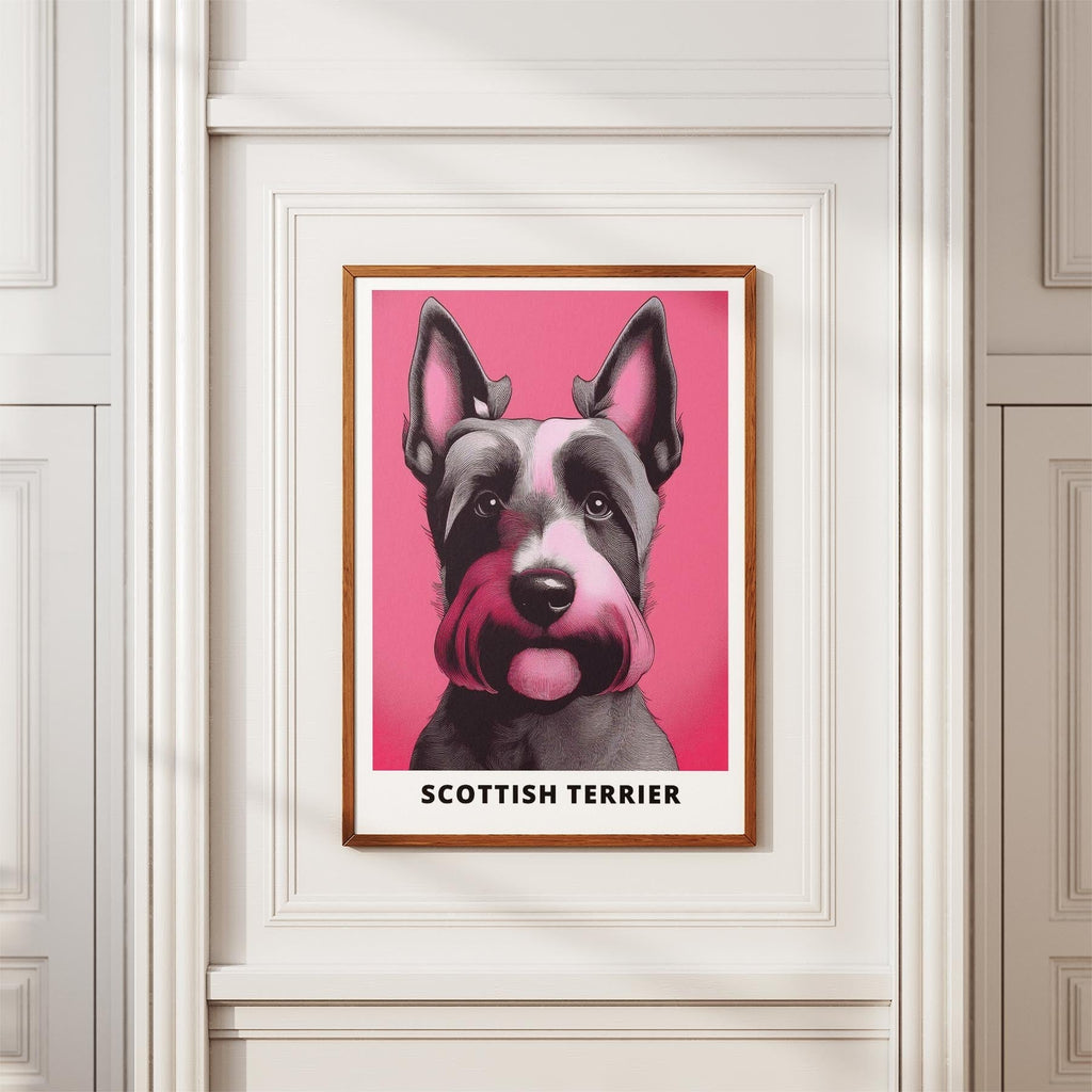 Scottish Terrier Pink and Black Dog Series 1 image 3