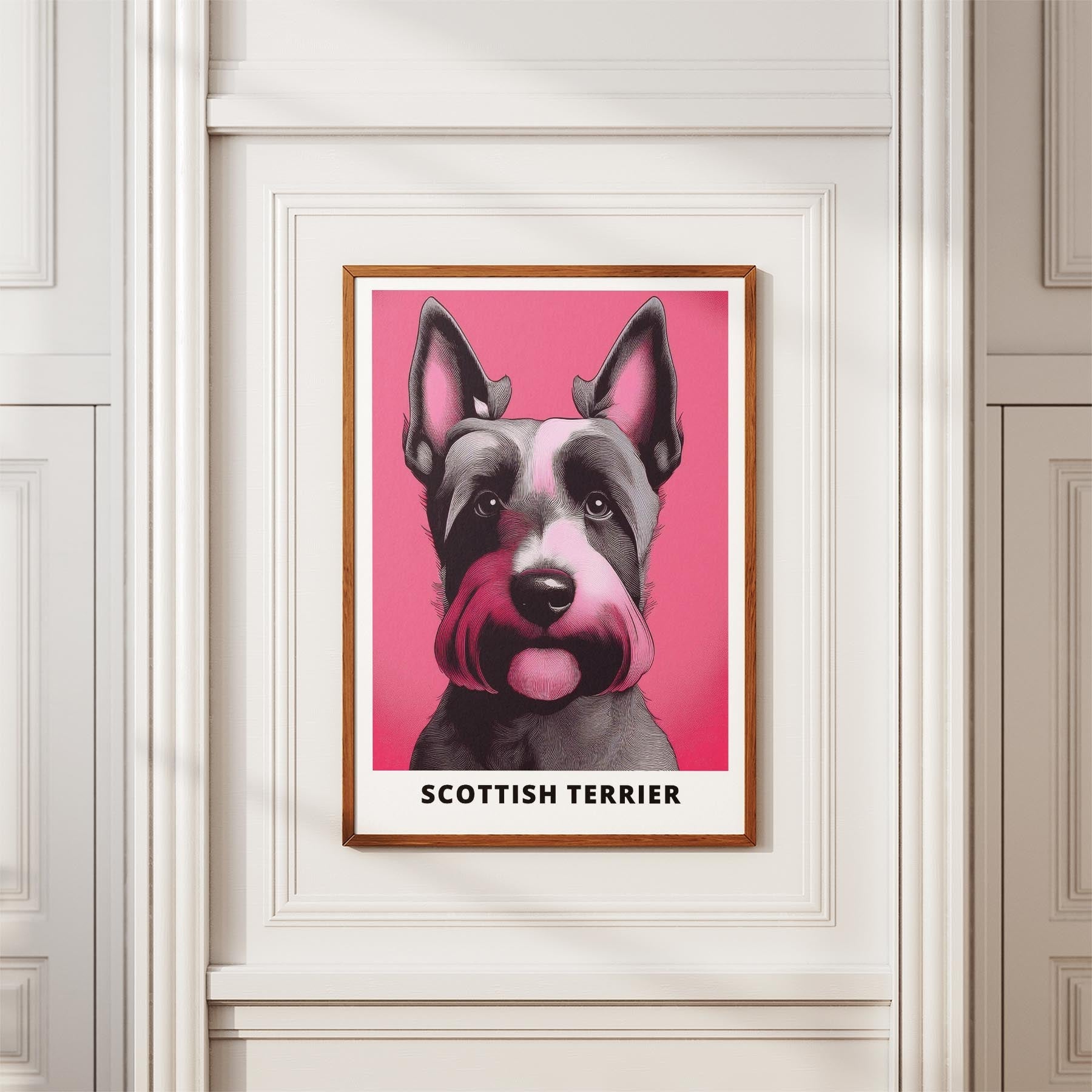 Scottish Terrier Pink and Black Dog Series 1 image 3