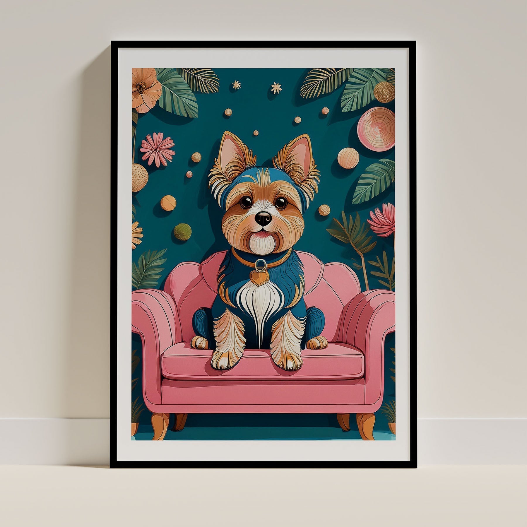 Yorkshire Terrier Dog Art Print Unframed Vol 2 | 6 Unique Designs | Wall Art Gift for Dog Lovers - Image 2 | Dogsy & Co