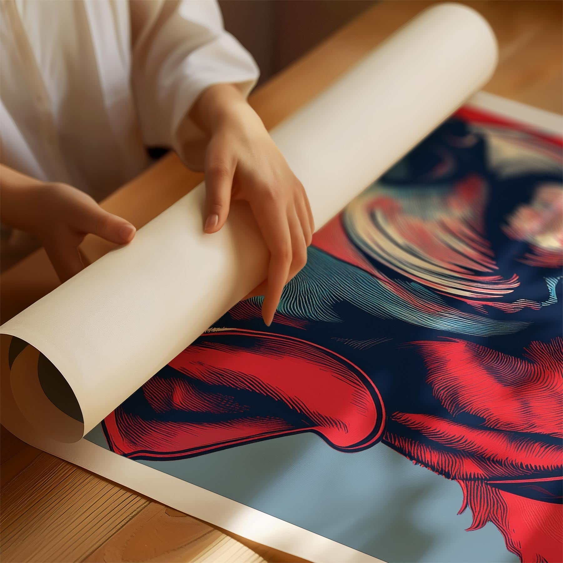 Irish Wolfhound HOPE Series Inspired by the Obama Poster image 1