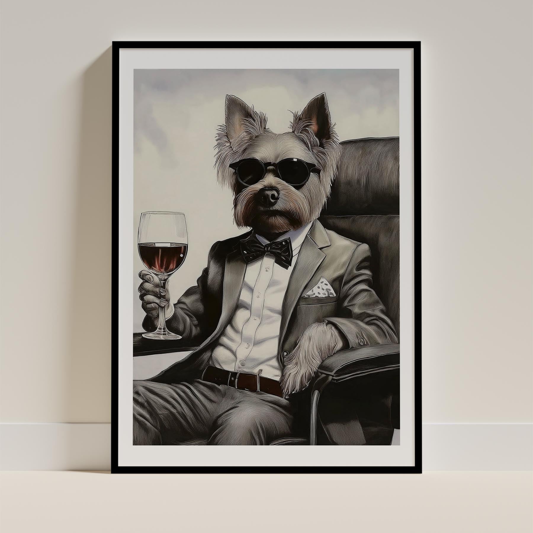 Yorkshire Terrier Dog Art Print Unframed Vol 1 | 11 Unique Designs | Wall Art Gift for Dog Lovers - Image 5 | Dogsy & Co