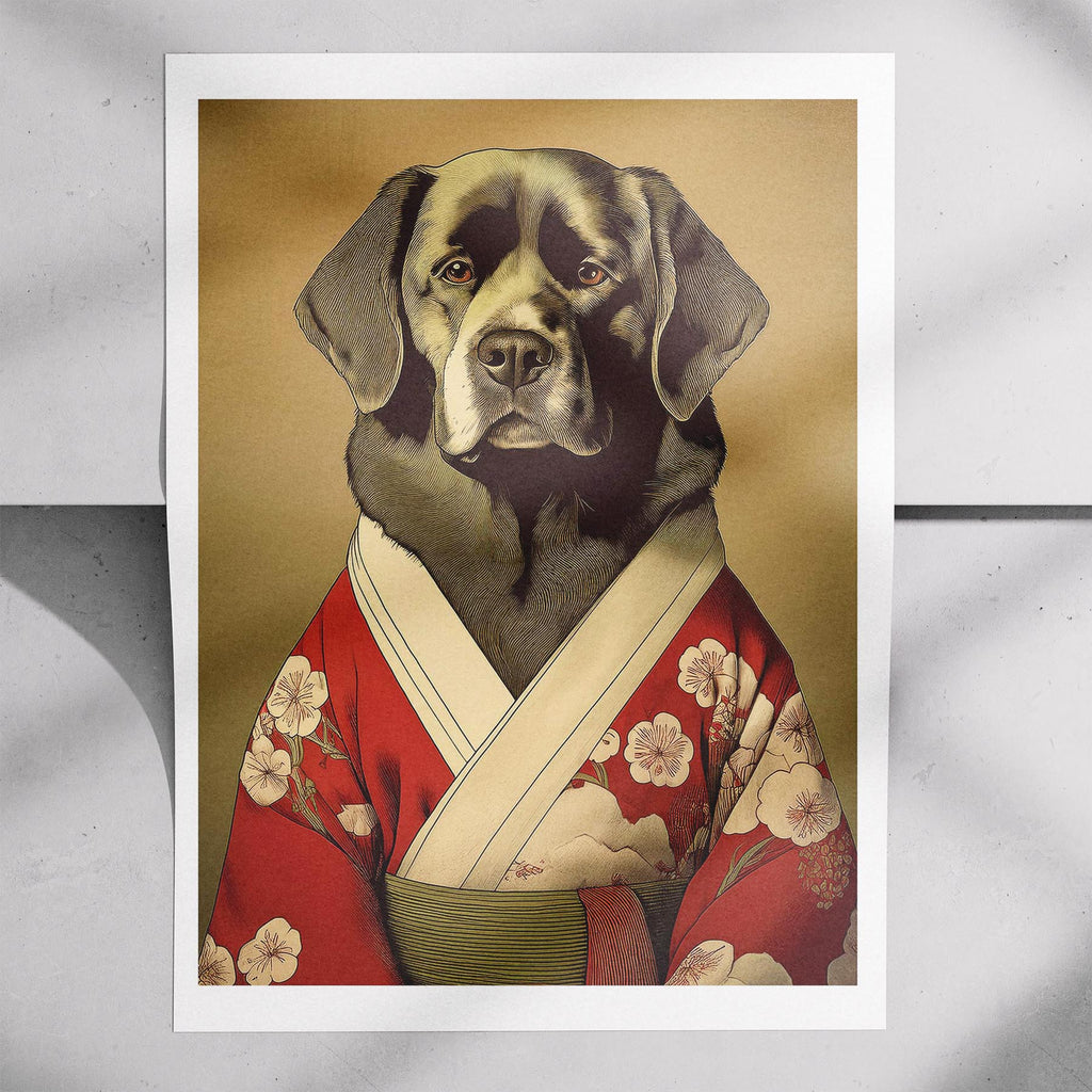 Newfoundland Japanse Kimono Dog Series image 7