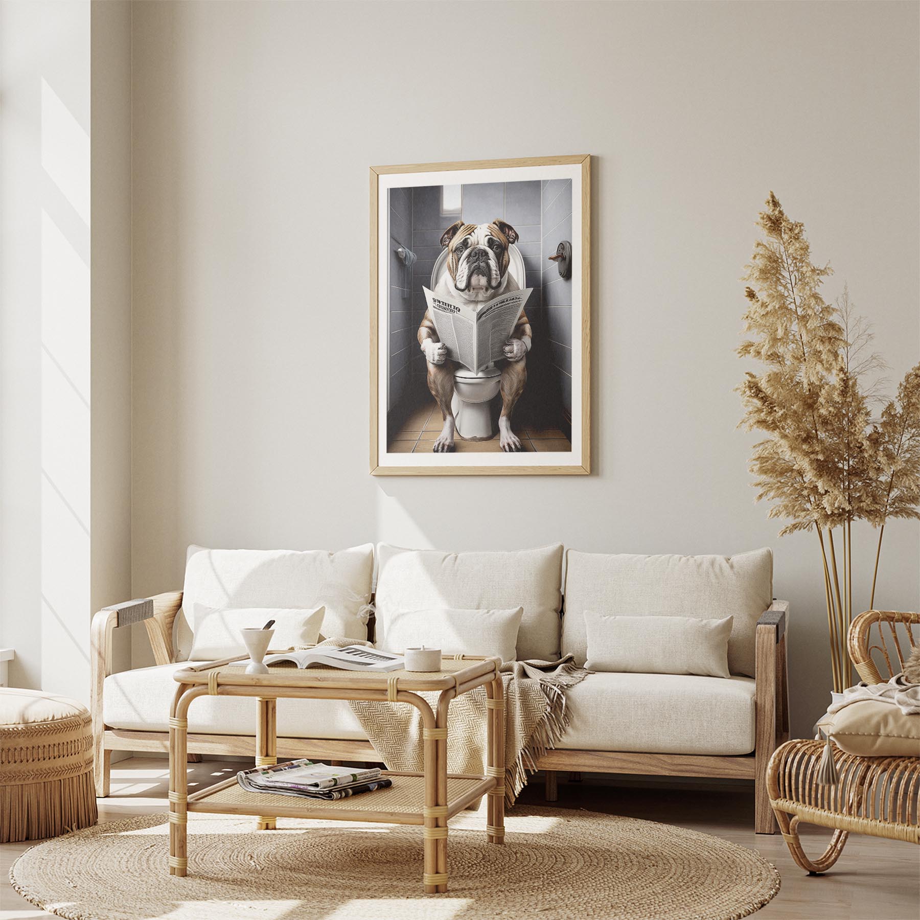 Bulldog Toilet Humour Dog Series 8 image 2