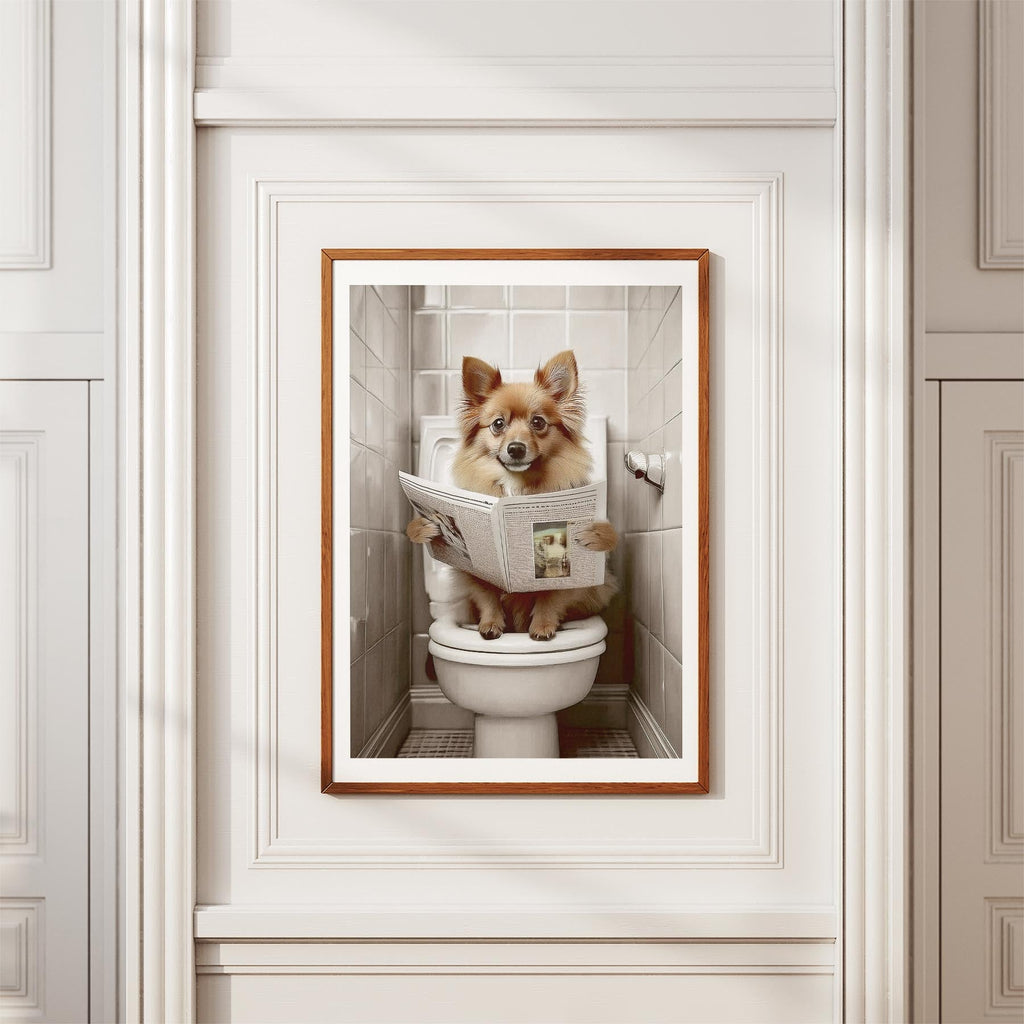 German Spitz Toilet Humour Dog Series image 3