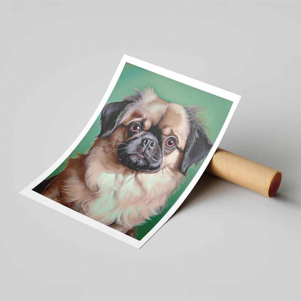 Pekingese Green Painted Series image 6