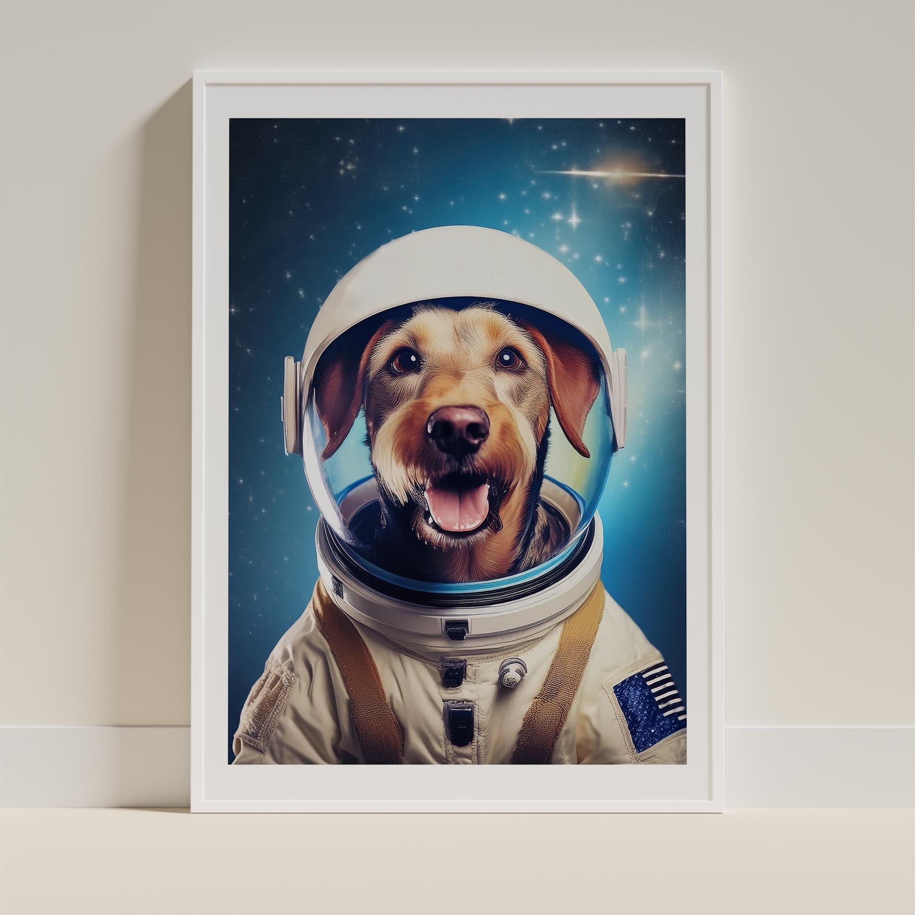 Airedale Astronaut Dog Series image 9