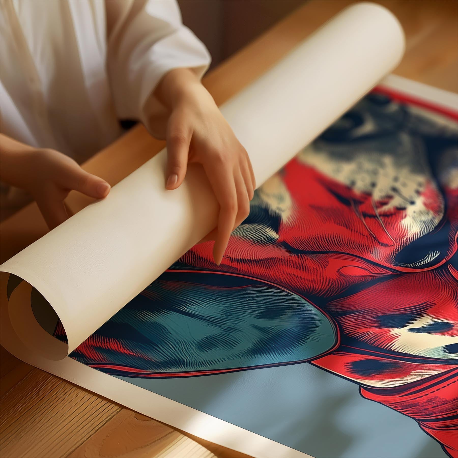 Dalmatian HOPE Series Inspired by the Obama Poster image 1