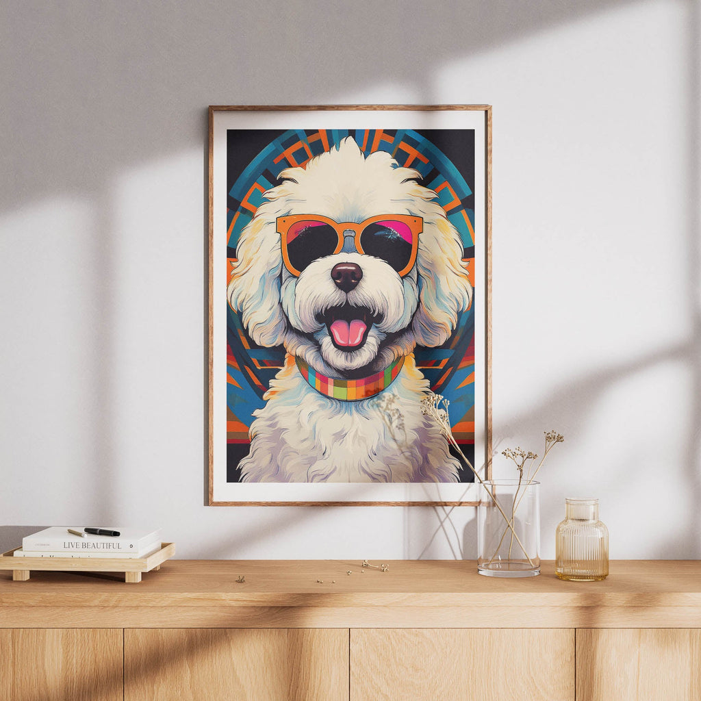 Bichon Frise In Colourful Sunnies 2 image 8