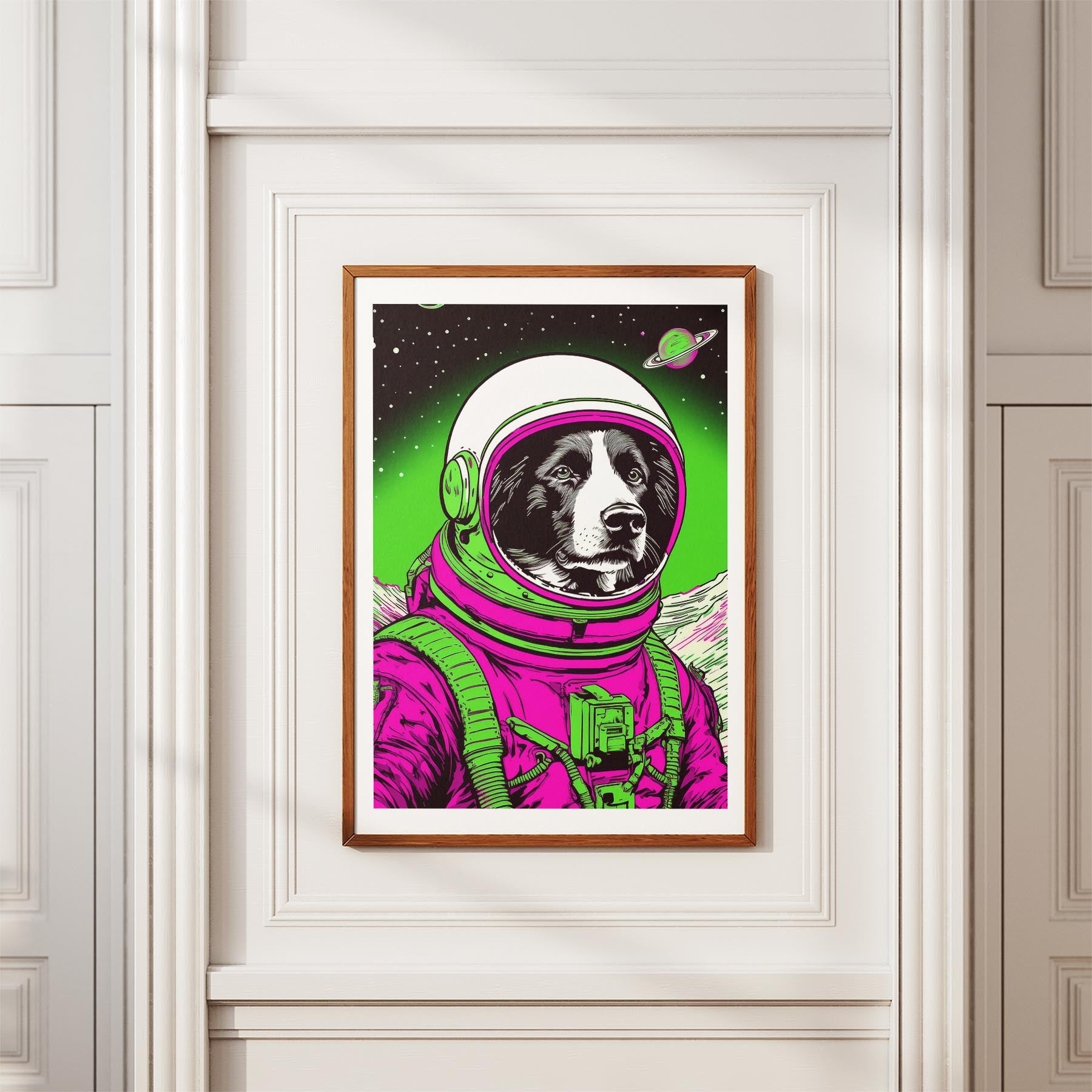 Border Collie Space Dogs Series image 3