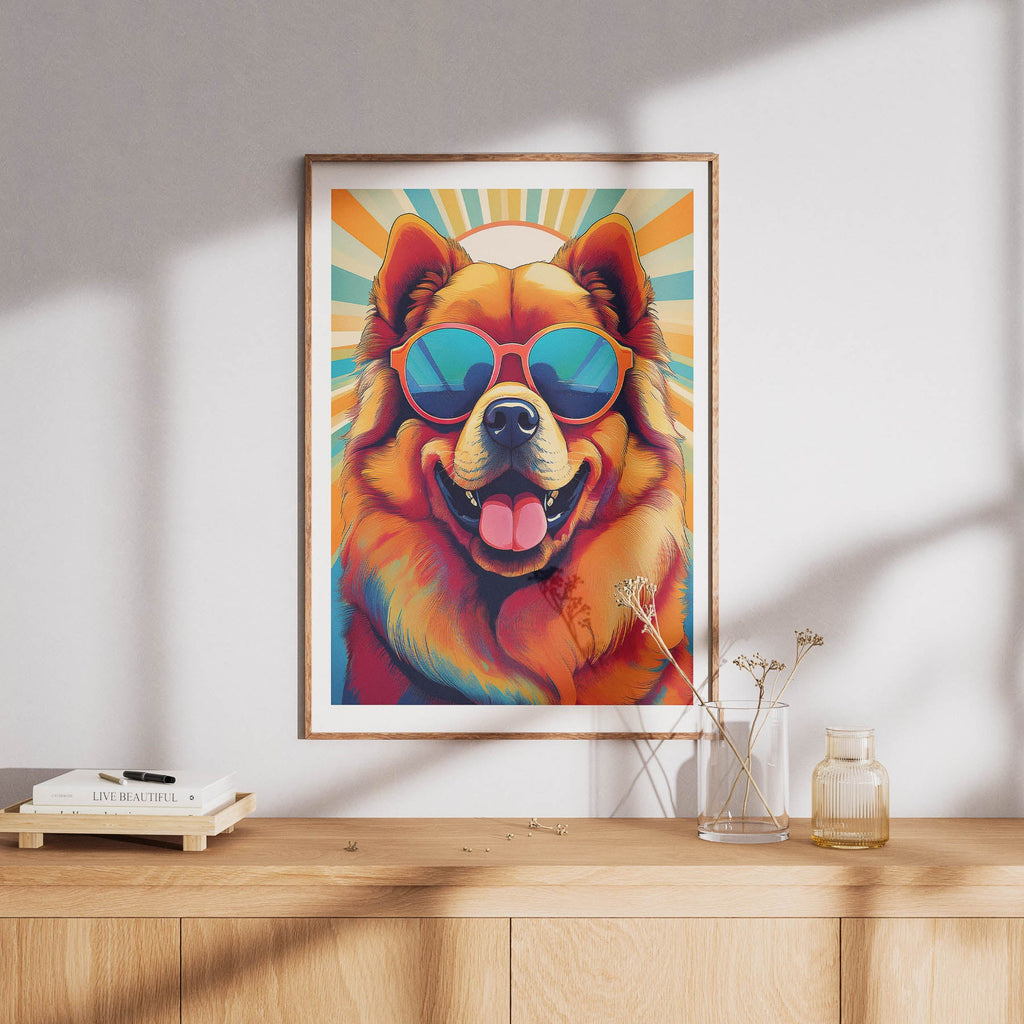 Chow Chow In Colourful Sunnies 1 image 8