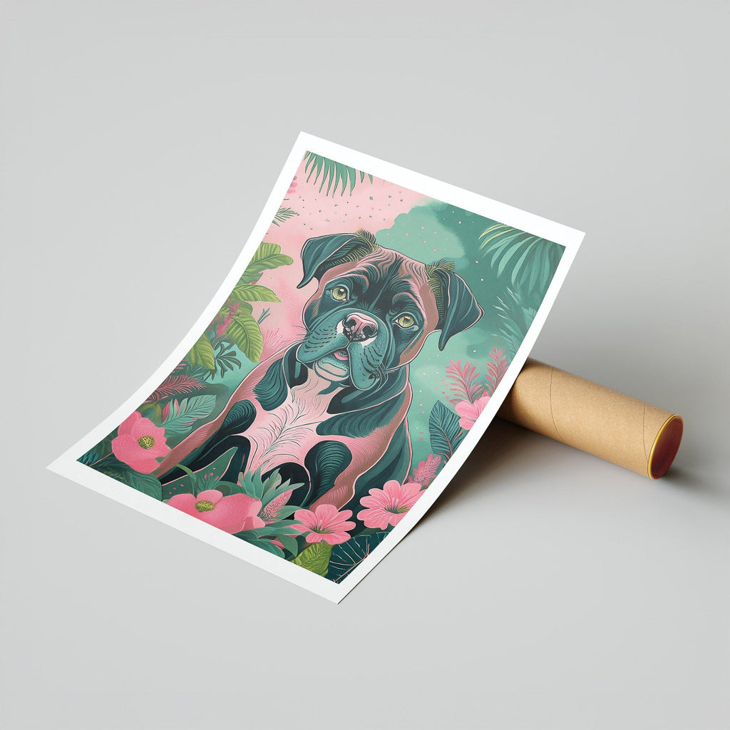 Boxer Flowery Dog image 7