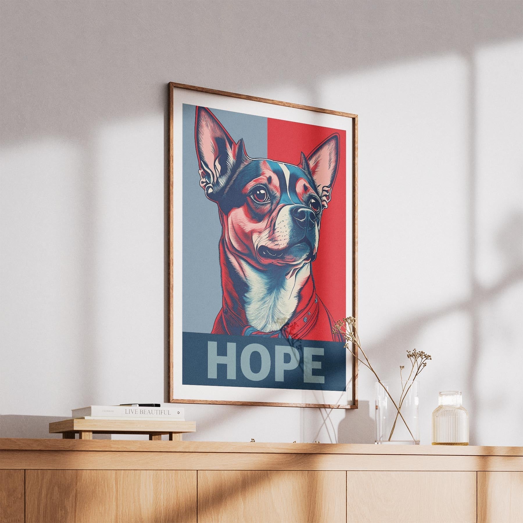 Chihuahua HOPE Series Inspired by the Obama Poster image 5