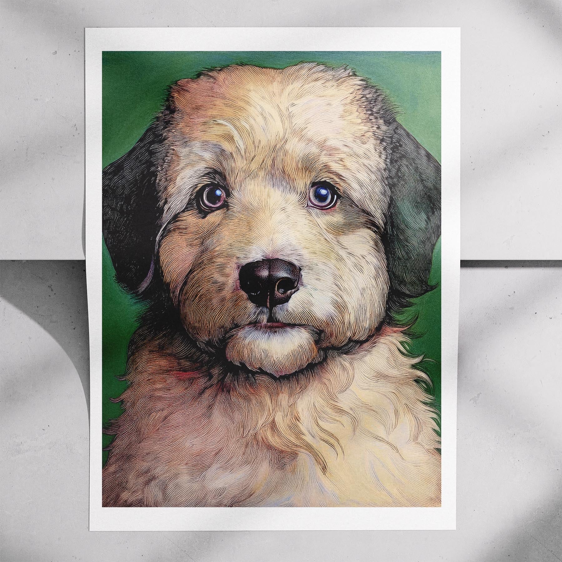 Coton de Tulear Green Painted Series image 7