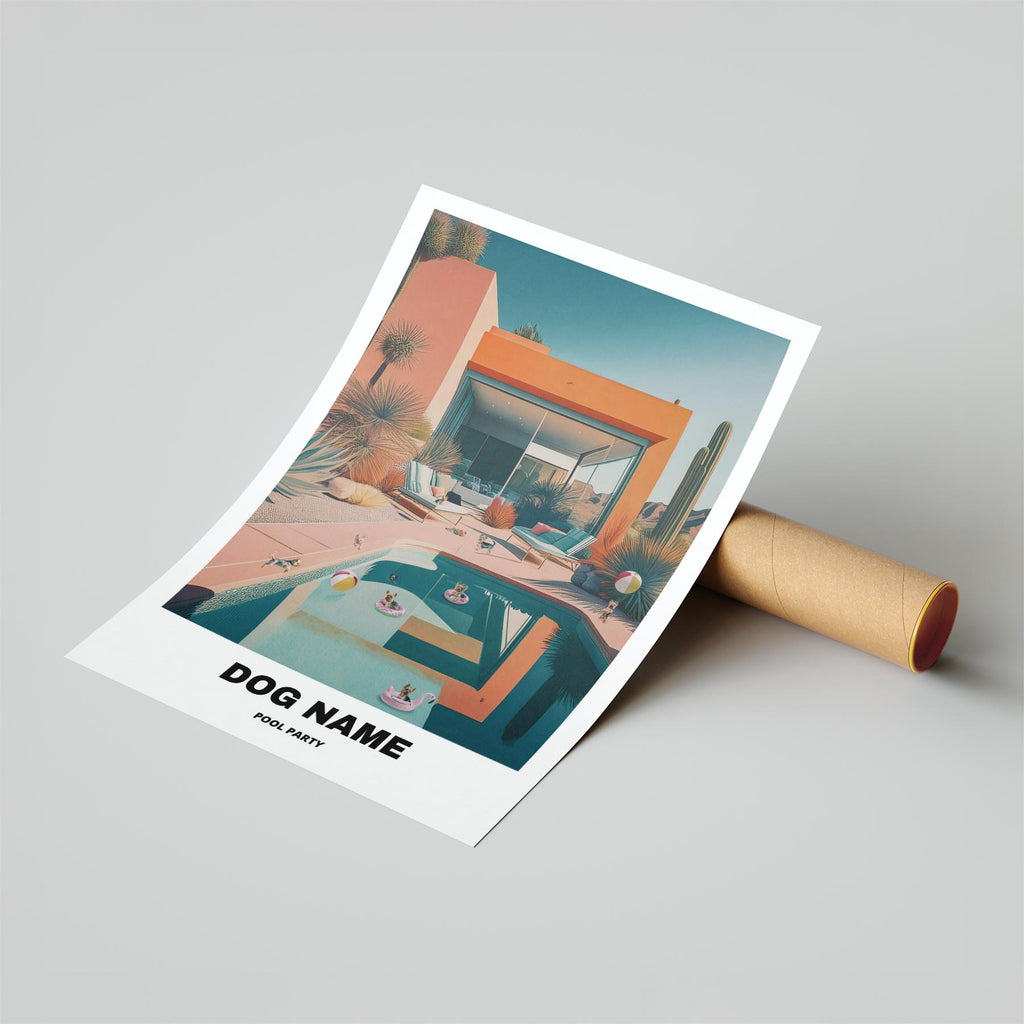 Yorkshire Terrier Custom Pool Party WITH TEXT image 6