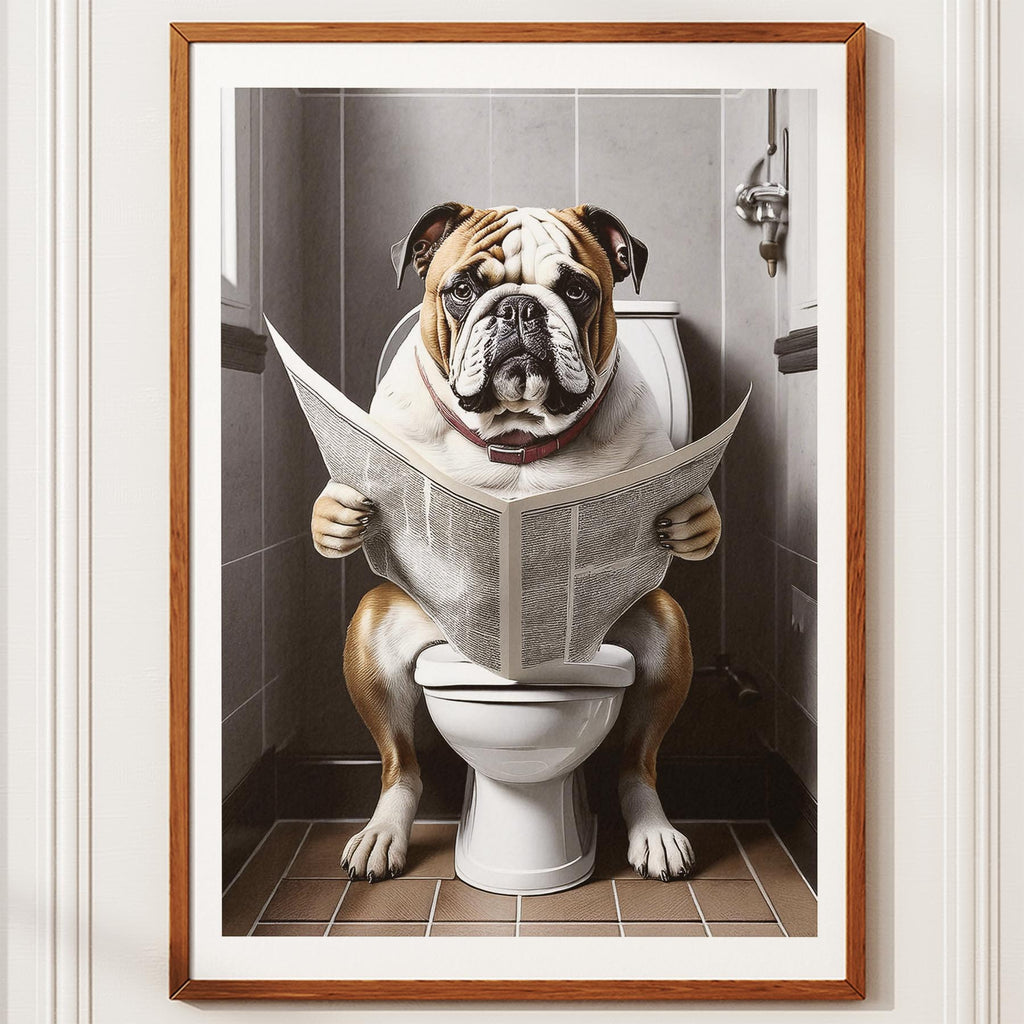 Bulldog Toilet Humour Dog Series 4 image 10