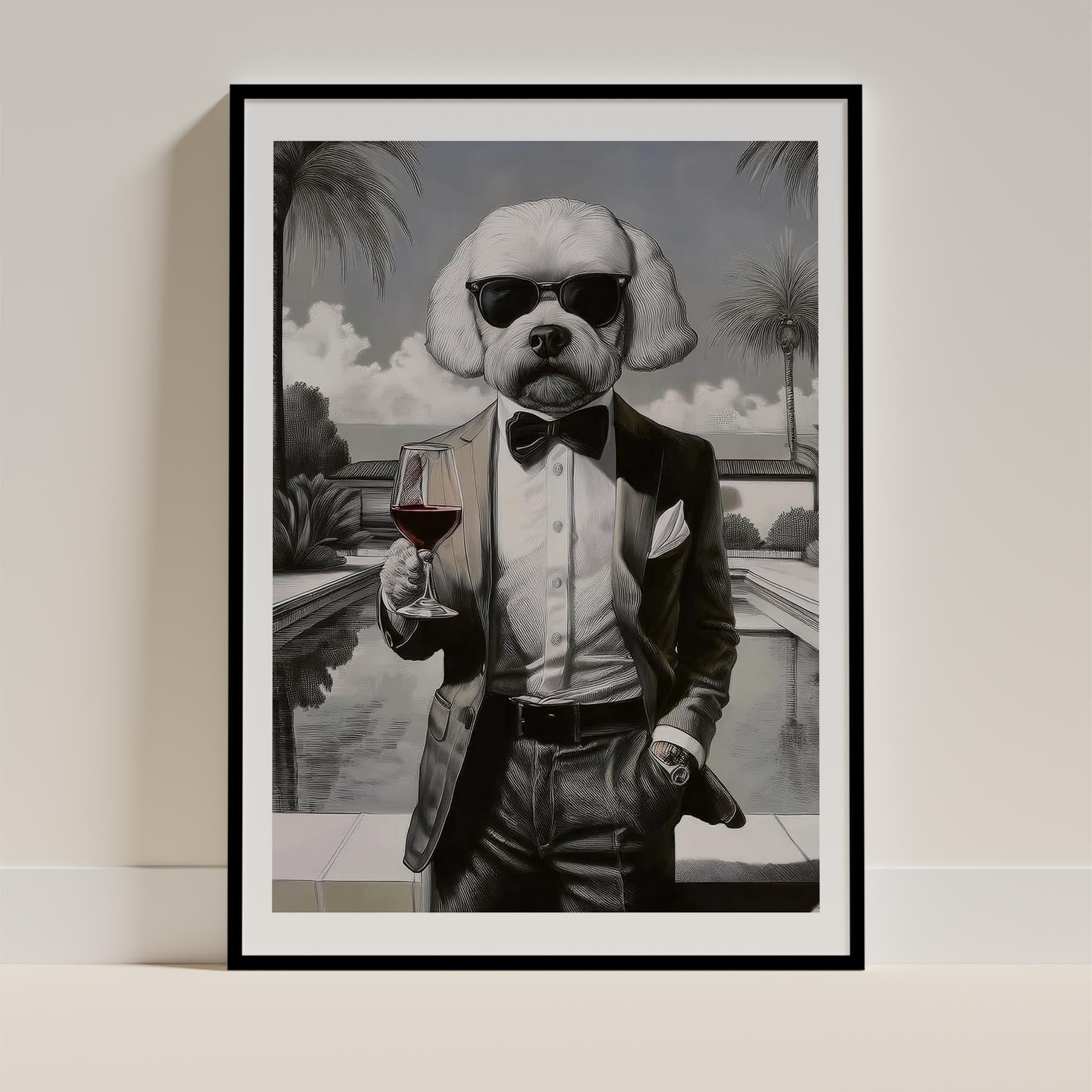Bichon Frise Dog Art Print Unframed Vol 1 | 11 Unique Designs | Wall Art Gift for Dog Lovers - Image 3 | Dogsy & Co