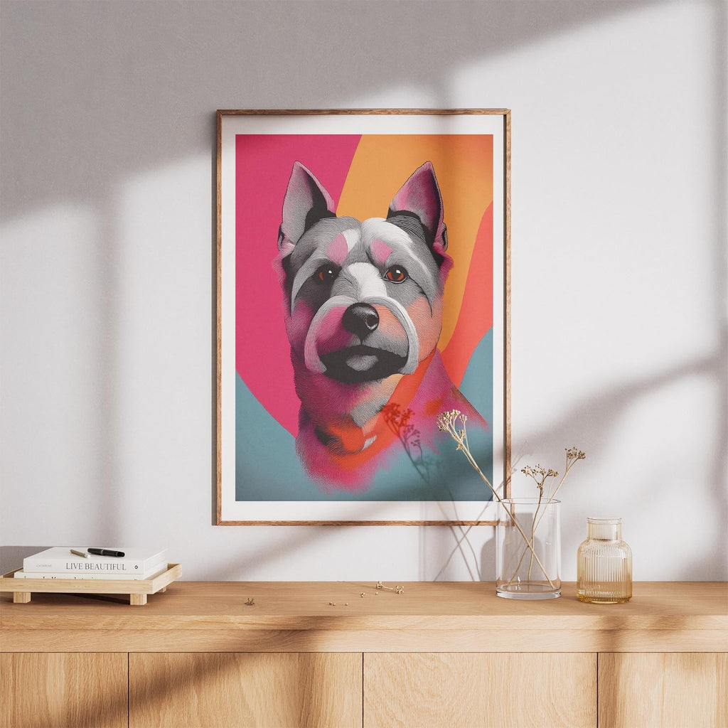 Australian Terrier Modern Pop Dog Series image 8