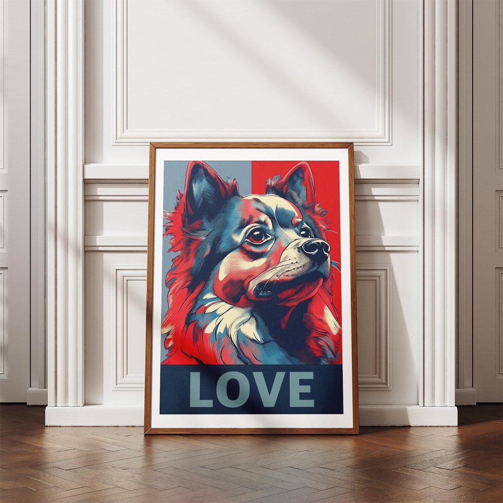 Pomeranian LOVE Series Inspired by the Obama Poster image 4