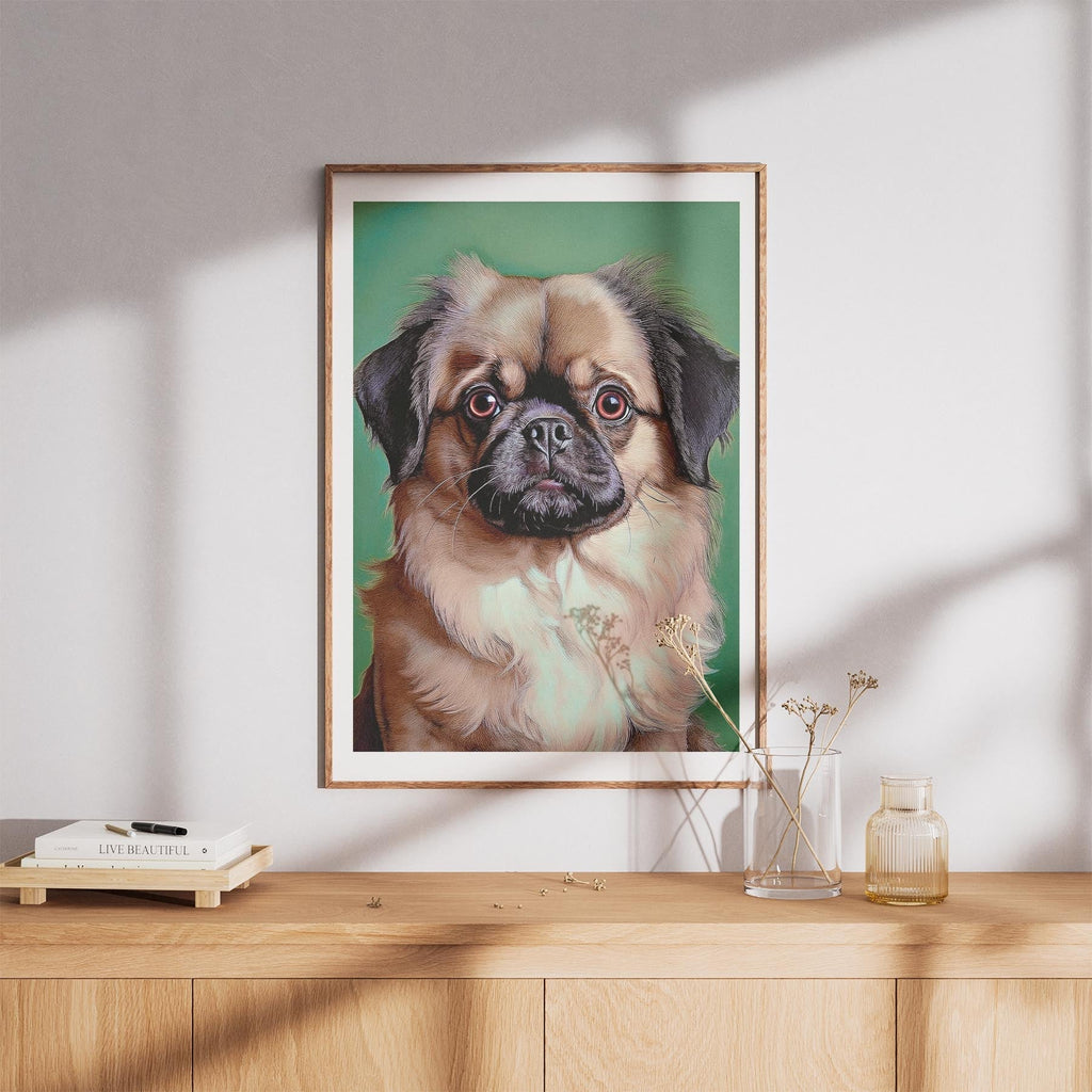 Pekingese Green Painted Series image 8