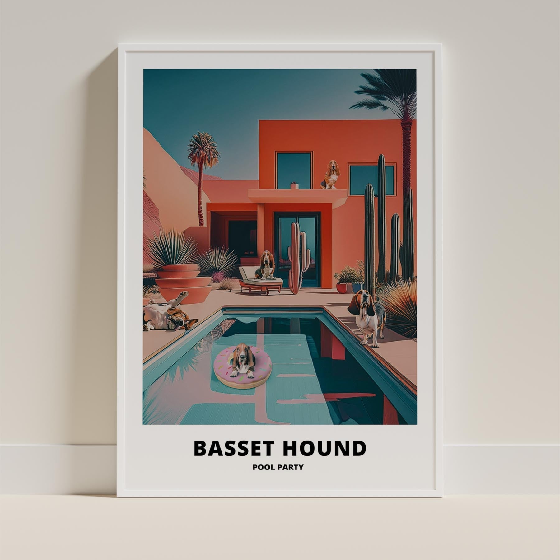 Basset Hound Pool Party image 11