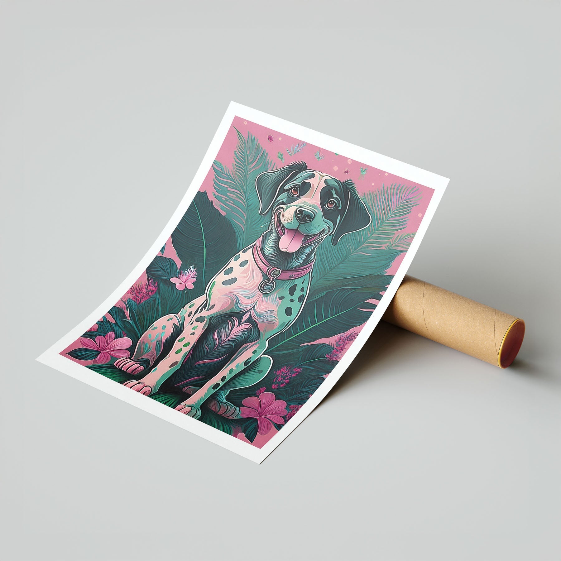 Dalmatian Flowery Dog image 7