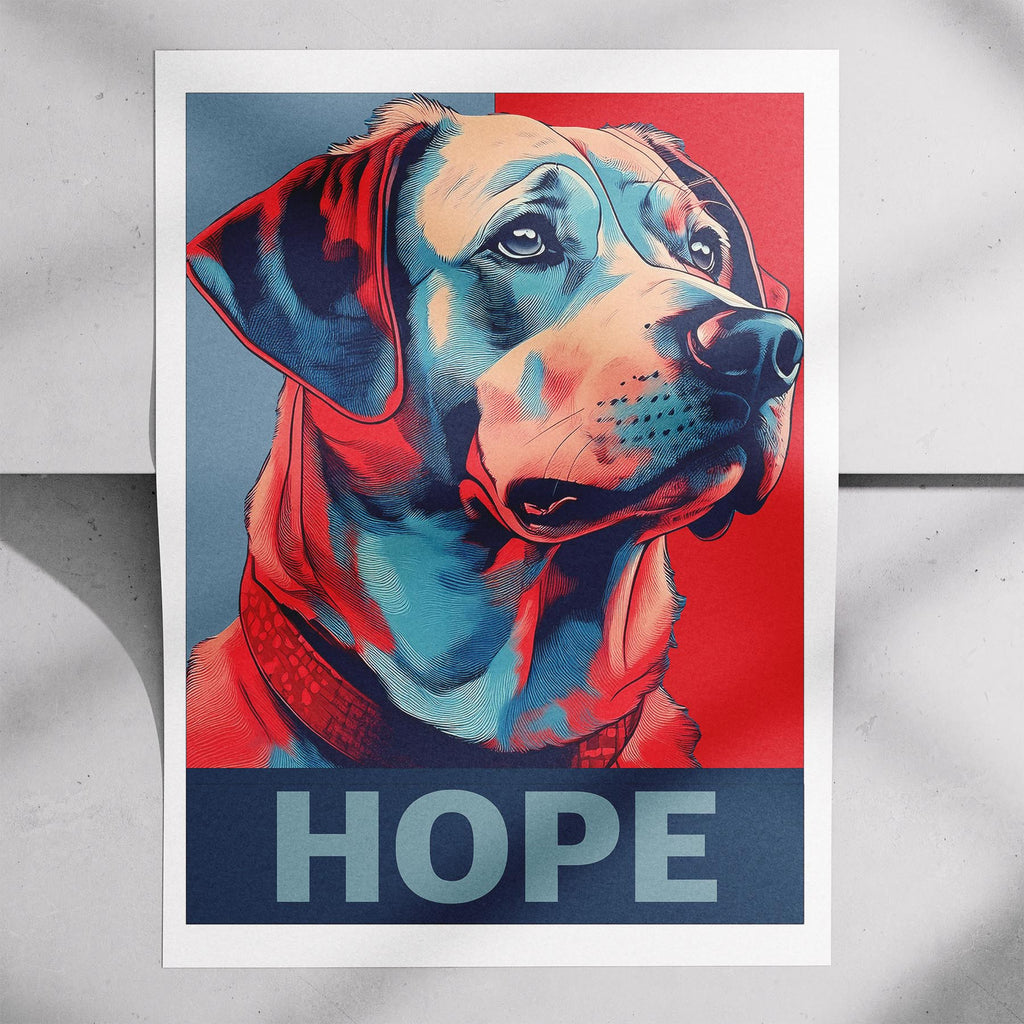 Maremma HOPE Series Inspired by the Obama Poster image 7