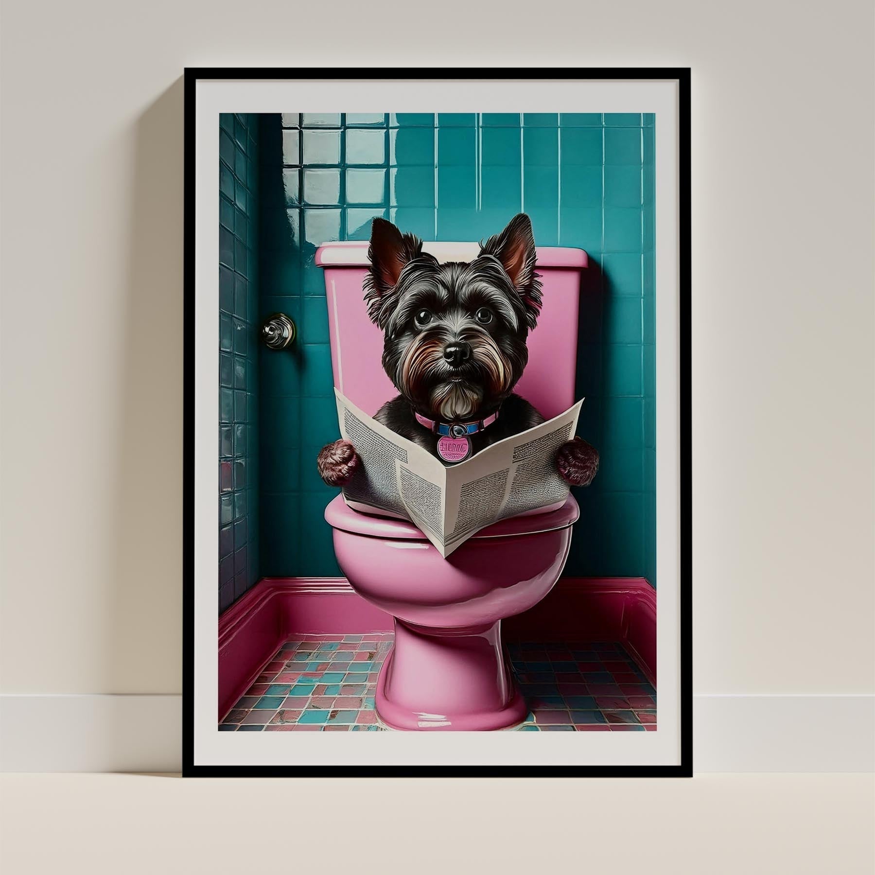 Yorkshire Terrier Dog Art Print Unframed Vol 2 | 6 Unique Designs | Wall Art Gift for Dog Lovers - Image 6 | Dogsy & Co