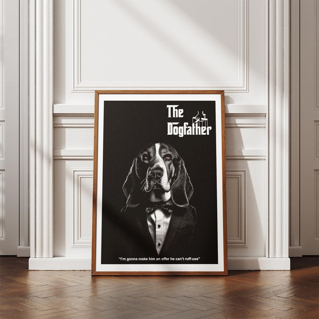 Basset Hound Mafia Dog Series image 4