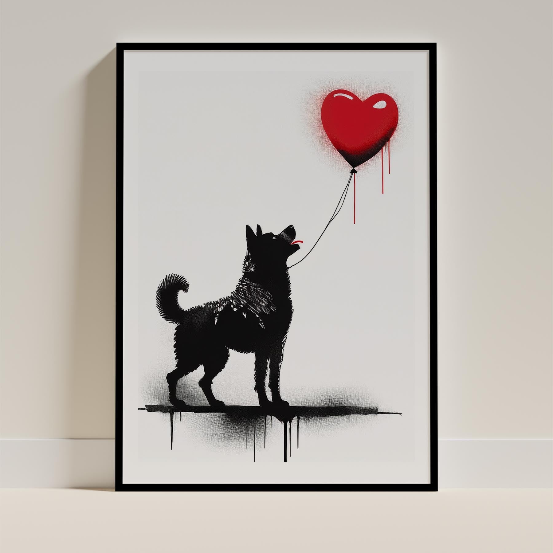 Akita Dog Art Print Unframed | 7 Unique Designs | Wall Art Gift for Dog Lovers - Image 4 | Dogsy & Co