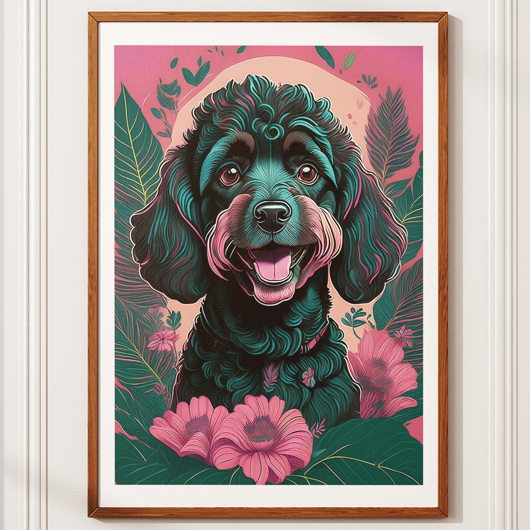 Poodle Flowery Dog image 10