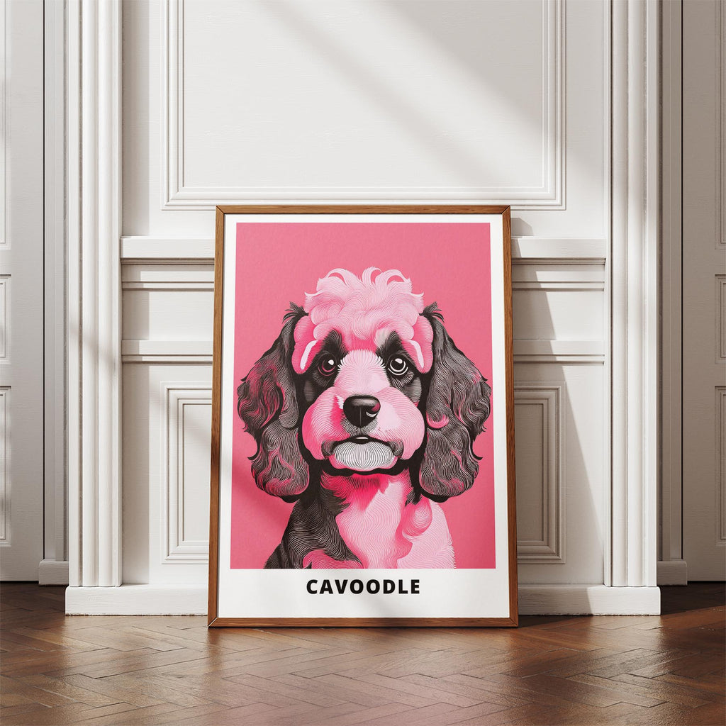 Cavoodle Pink and Black Dog Series 2 image 4