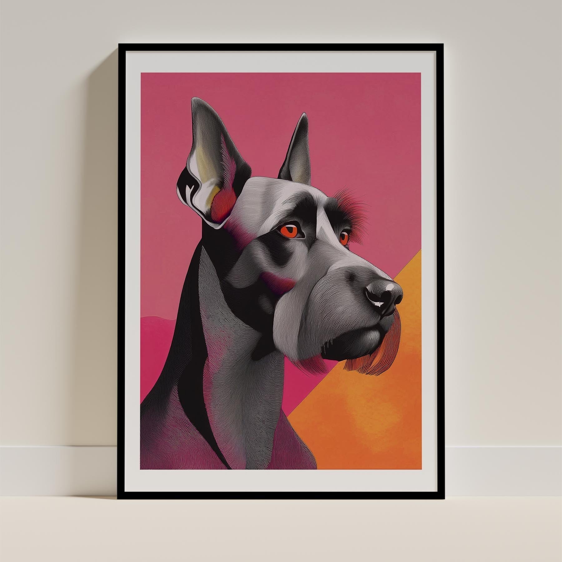 Black Russian Terrier Modern Pop Dog Series image 0