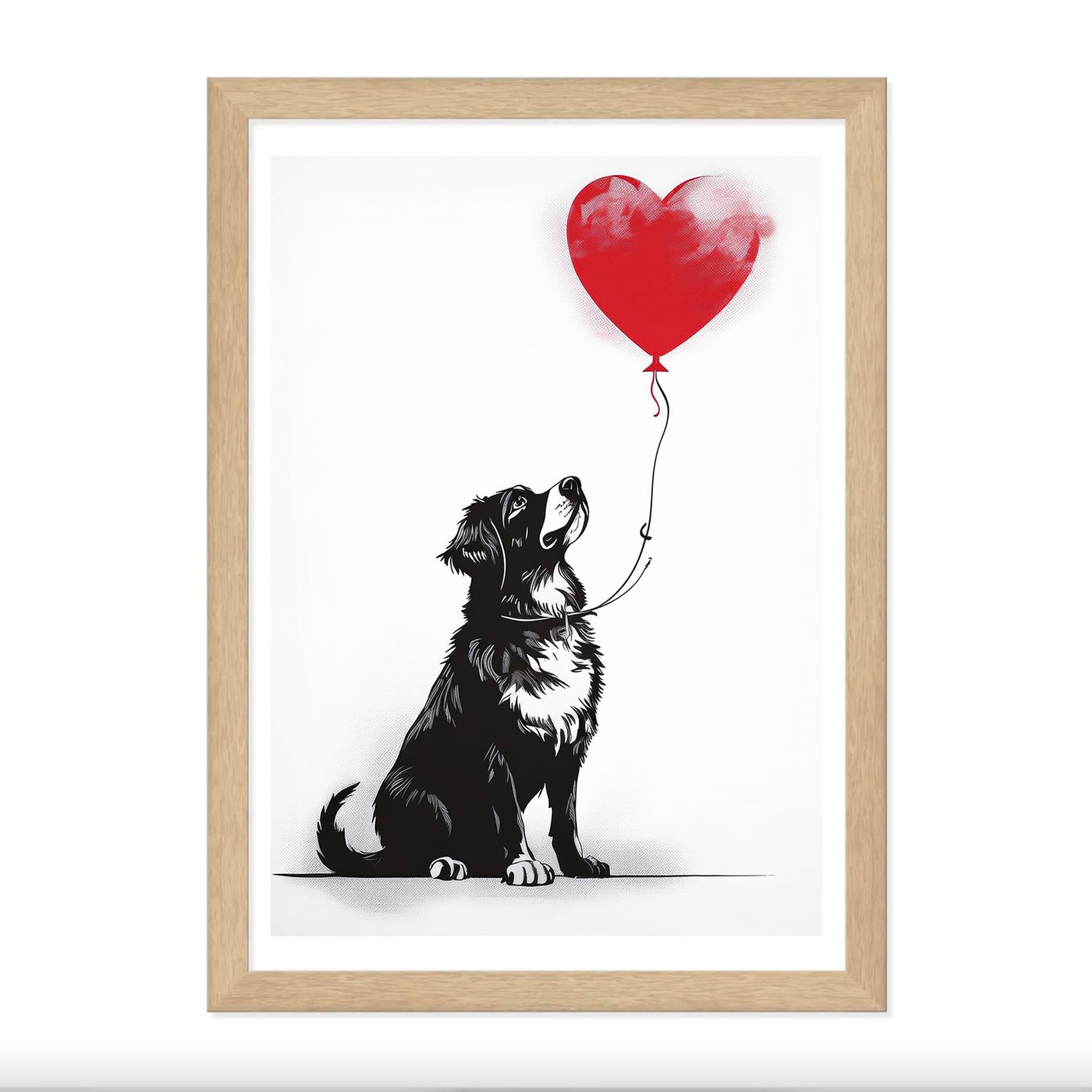 Bernese Mountain Dog DOGSY Series inspired by the Art of Banksy image 3