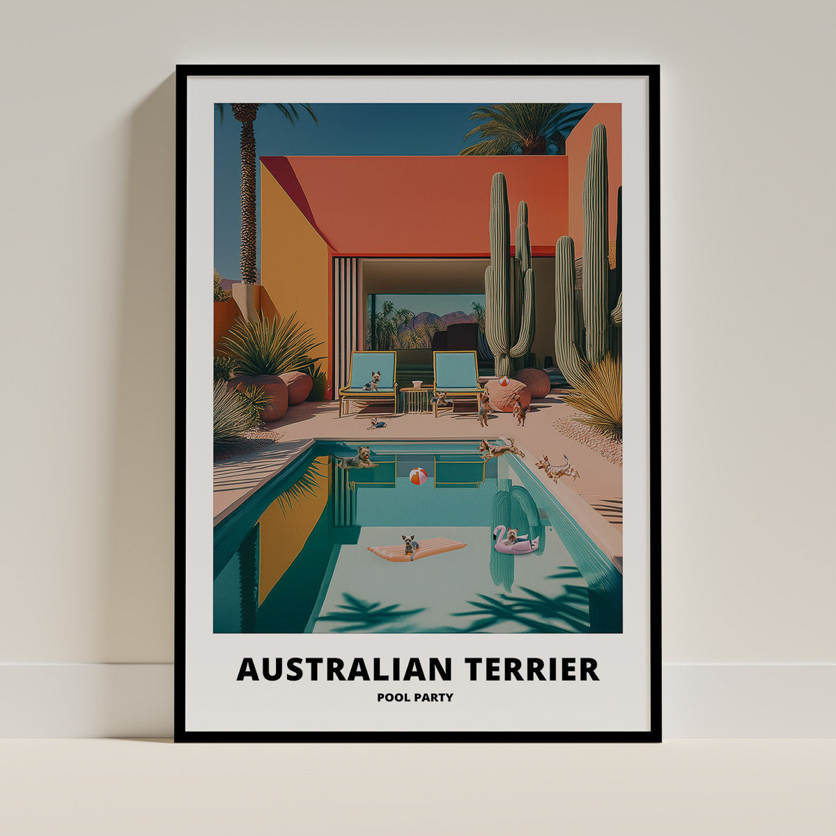 Australian Terrier Dog Art Print Unframed Vol 2 | 2 Unique Designs | Wall Art Gift for Dog Lovers - Image 2 | Dogsy & Co