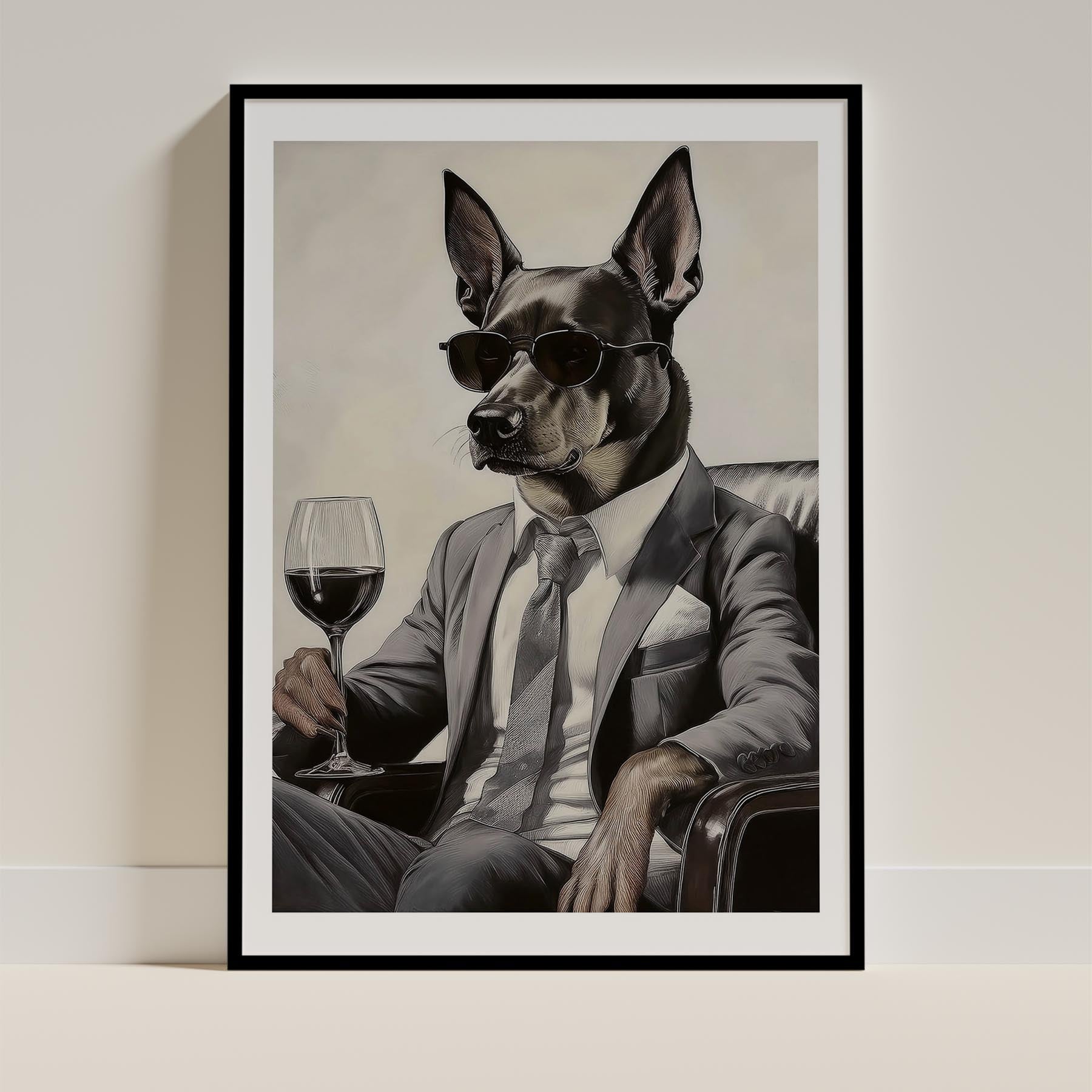Australian Kelpie Dog Art Print Unframed Vol 1 | 11 Unique Designs | Wall Art Gift for Dog Lovers - Image 7 | Dogsy & Co