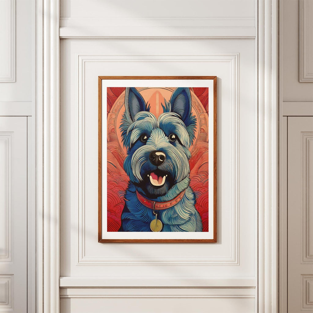 Scottish Terrier Hokusai Japanese Inspired Dog Series 1 image 3