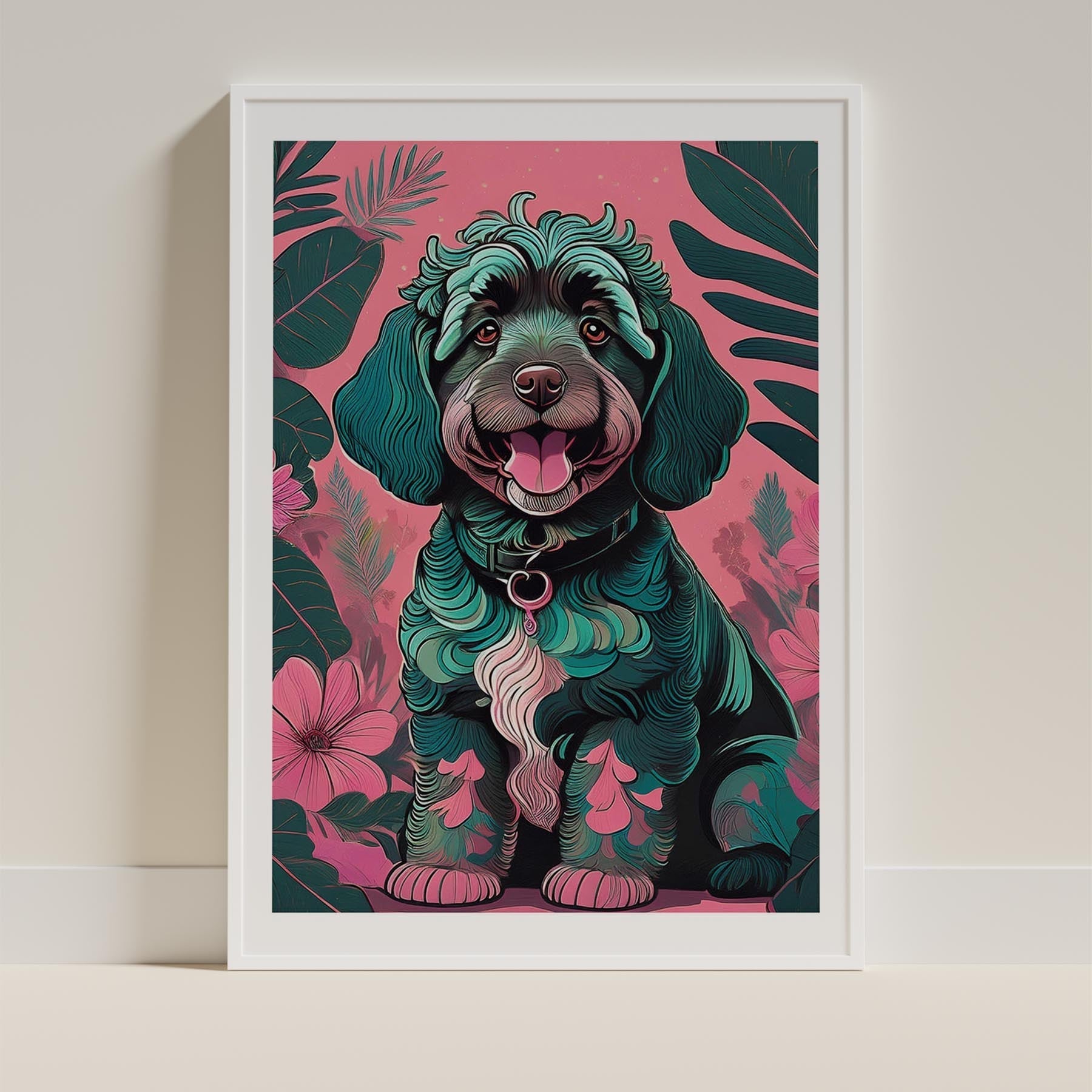Cavoodle Flowery Dog image 9