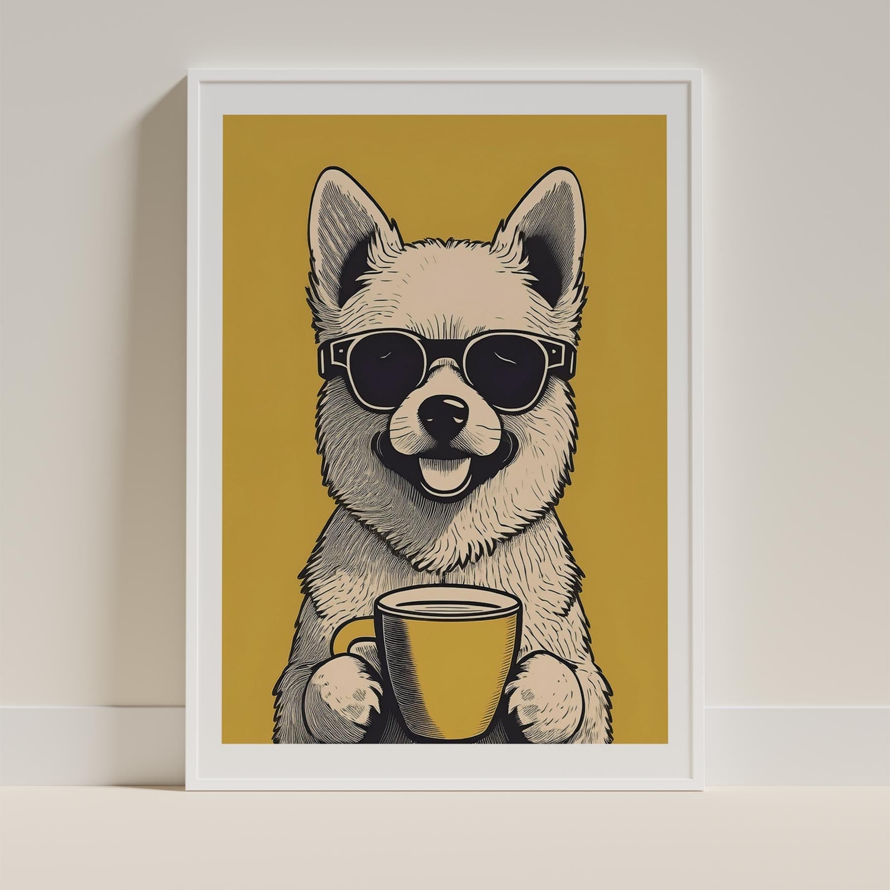 Pomapoo Chillin Coffee Dog image 9